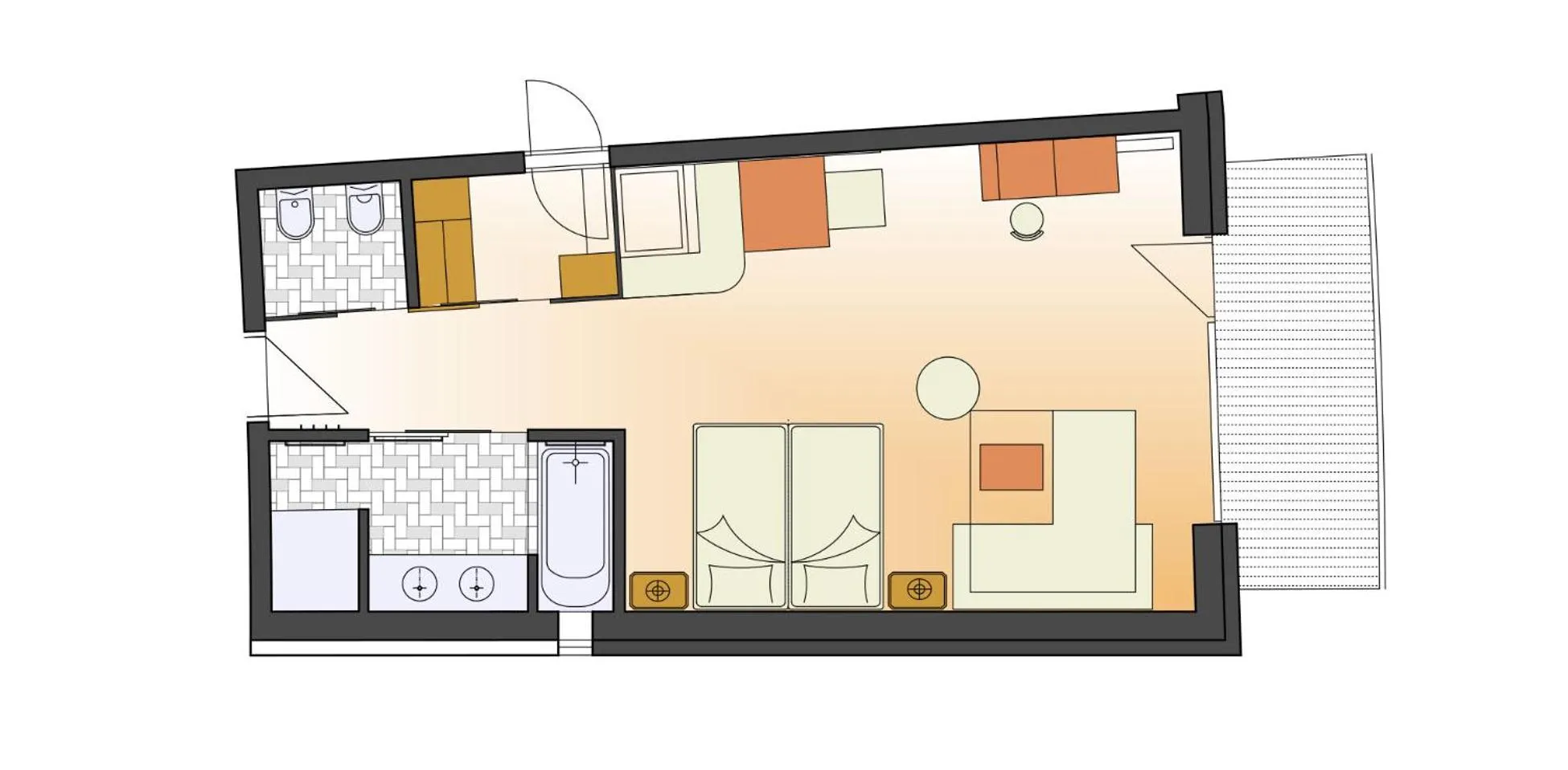 Floor plan in Naturhotel Leitlhof