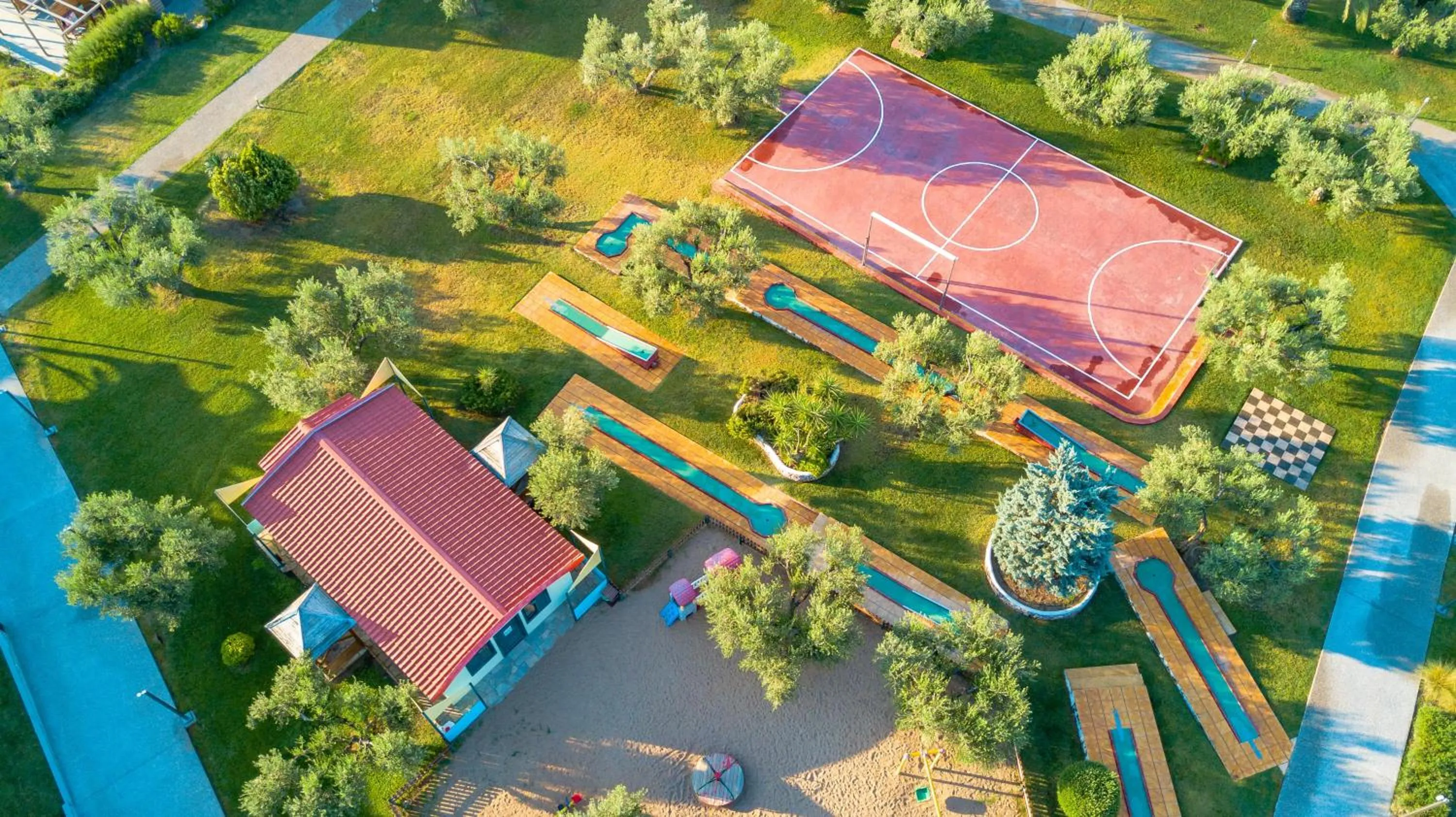 Bird's eye view in Blue Dolphin Hotel