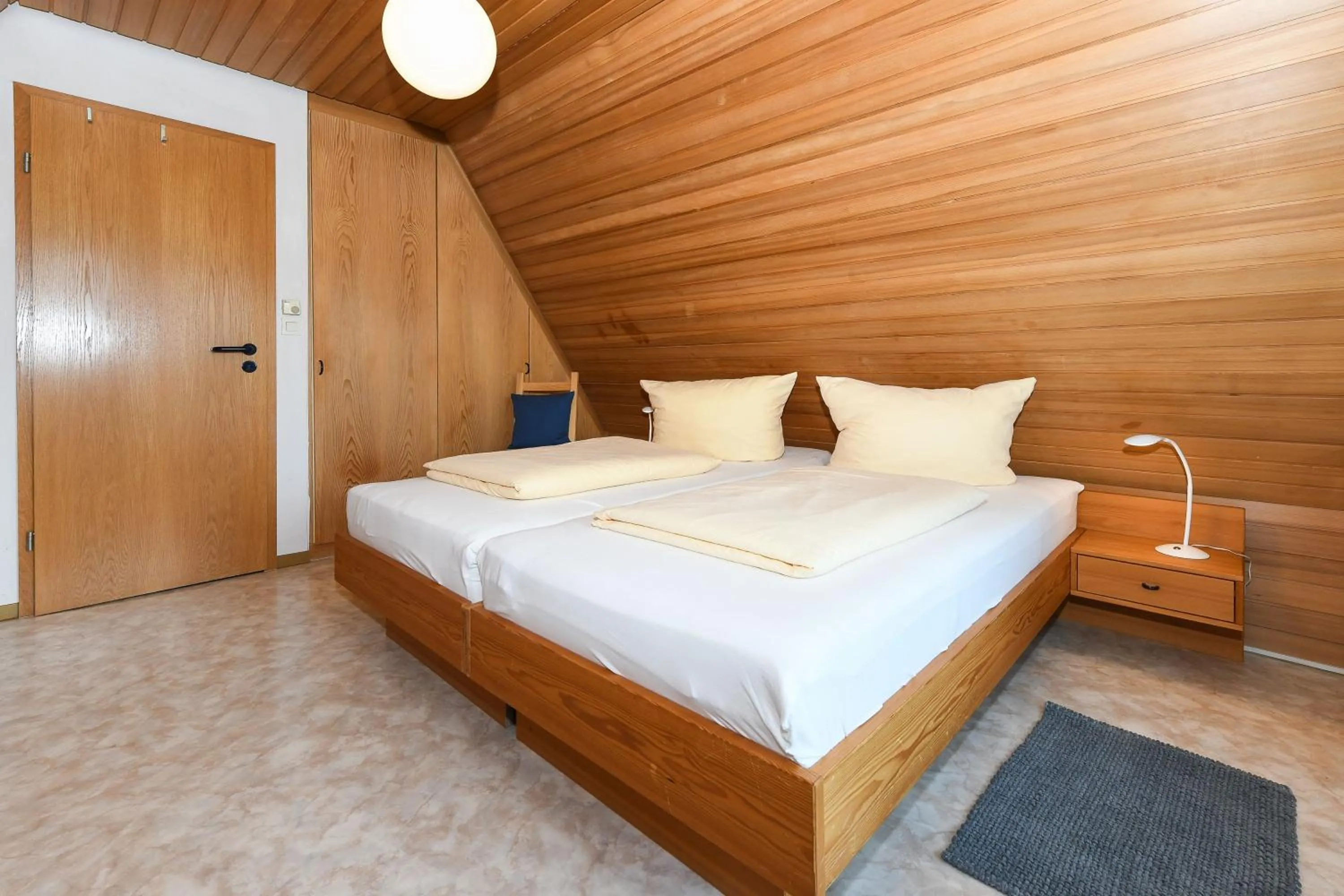 Bed in Ferienhaus Leevje