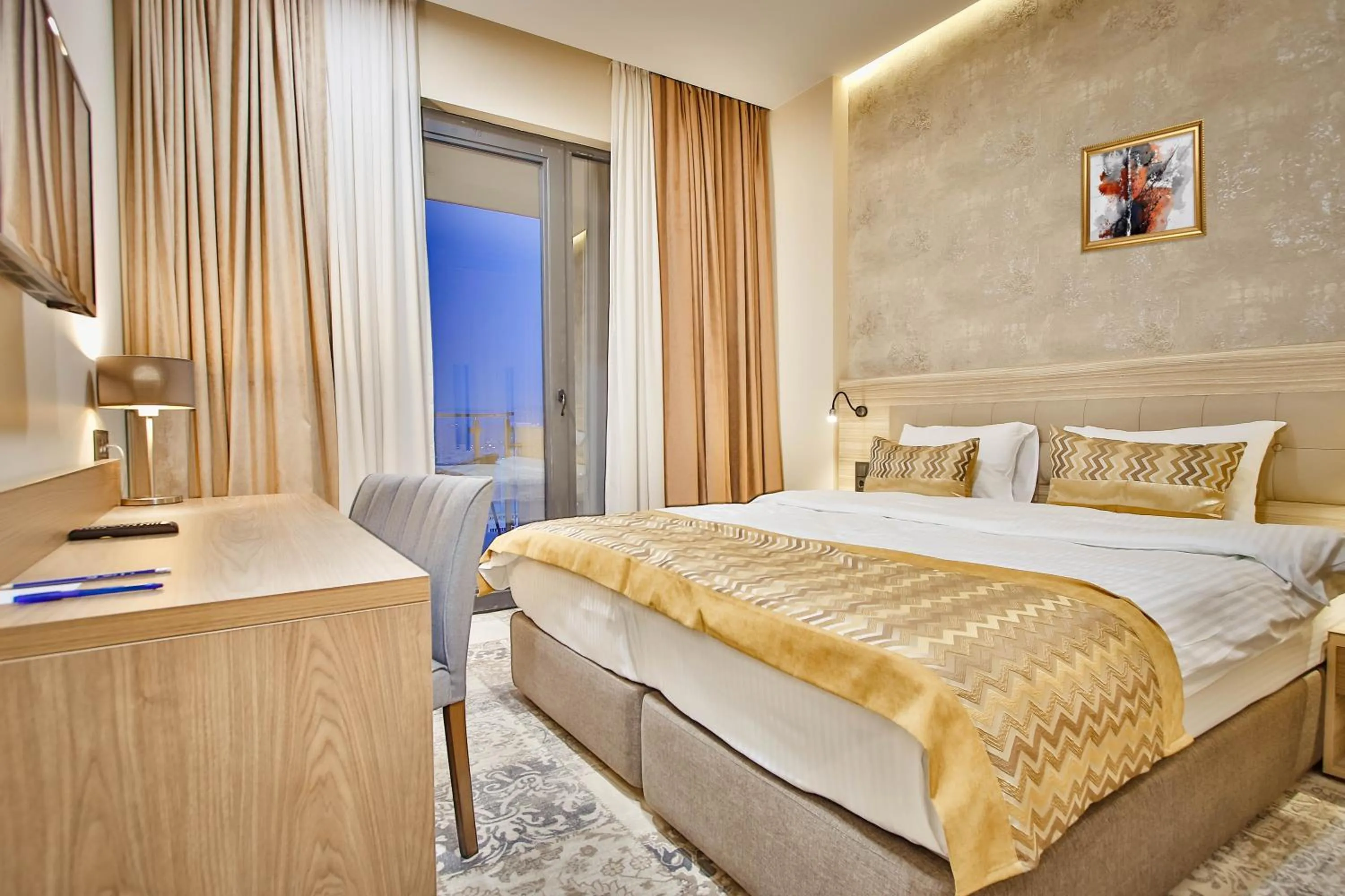 Bedroom, Bed in Ameri Plaza Tbilisi