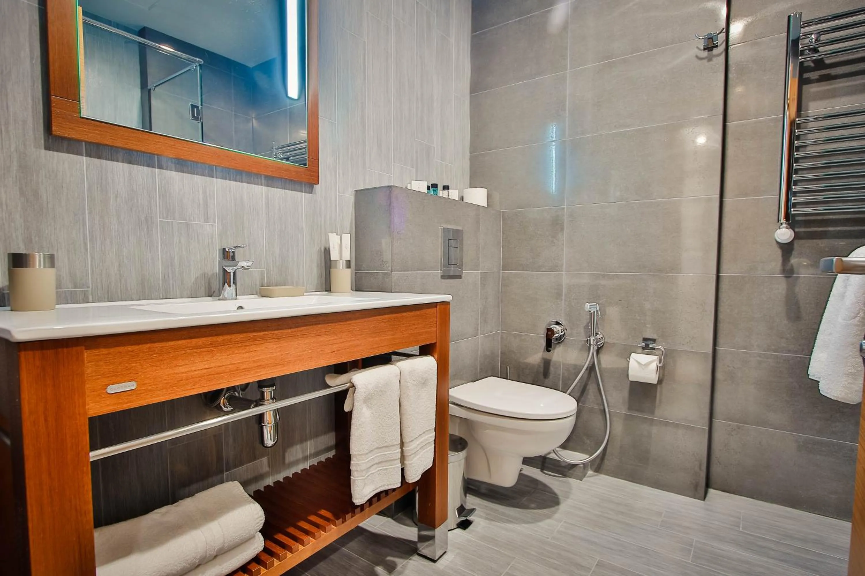 Bathroom in Ameri Plaza Tbilisi