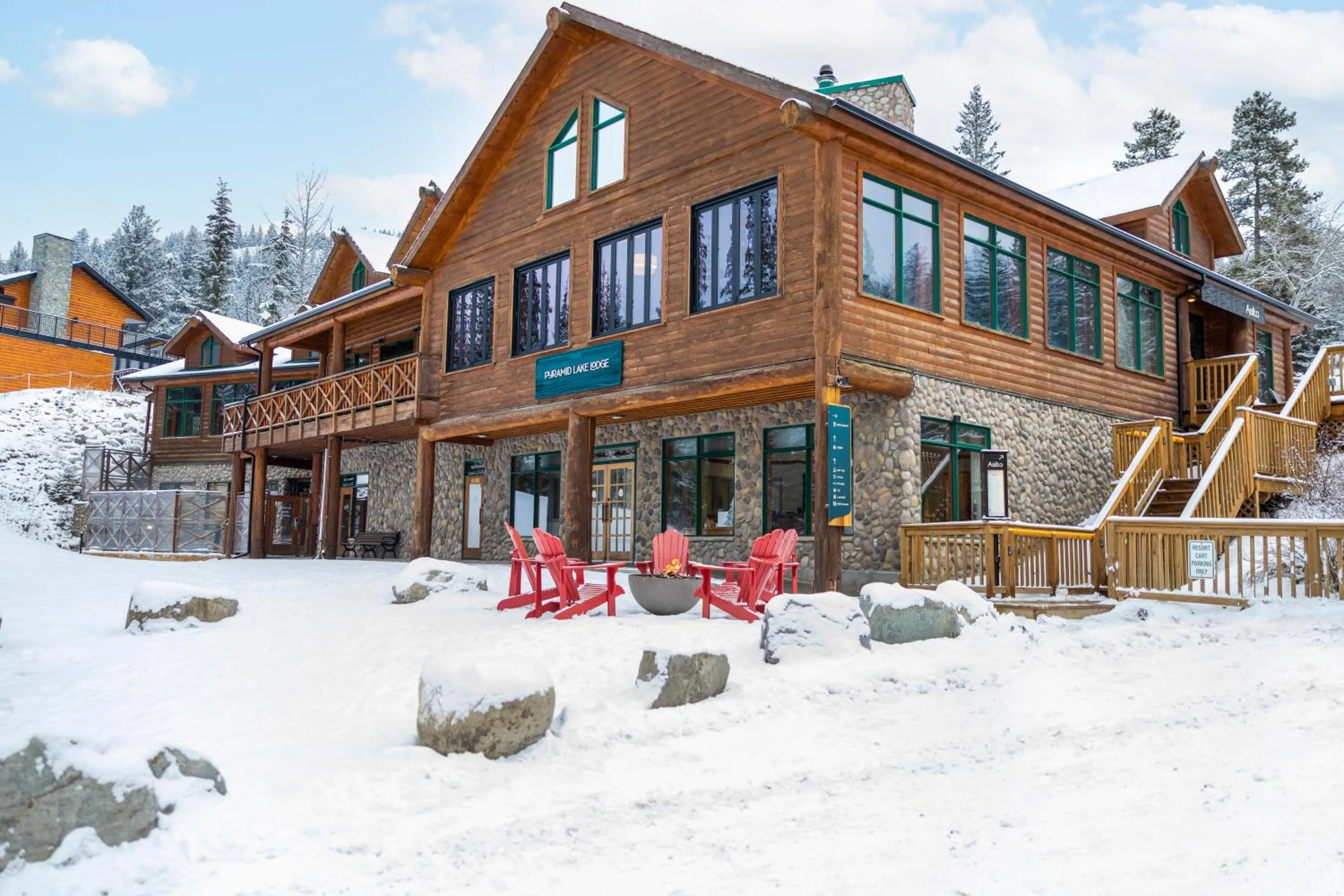 Property building in Pyramid Lake Lodge