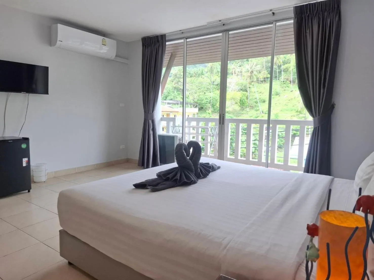 Bedroom, Bed in Karon Living Room - SHA Plus