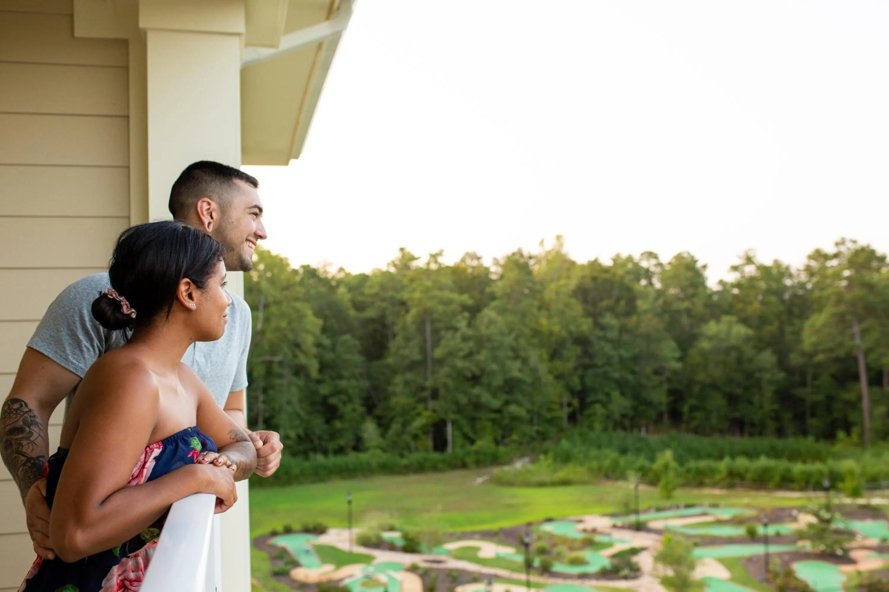 People in Holiday Inn Club Vacations Williamsburg Resort