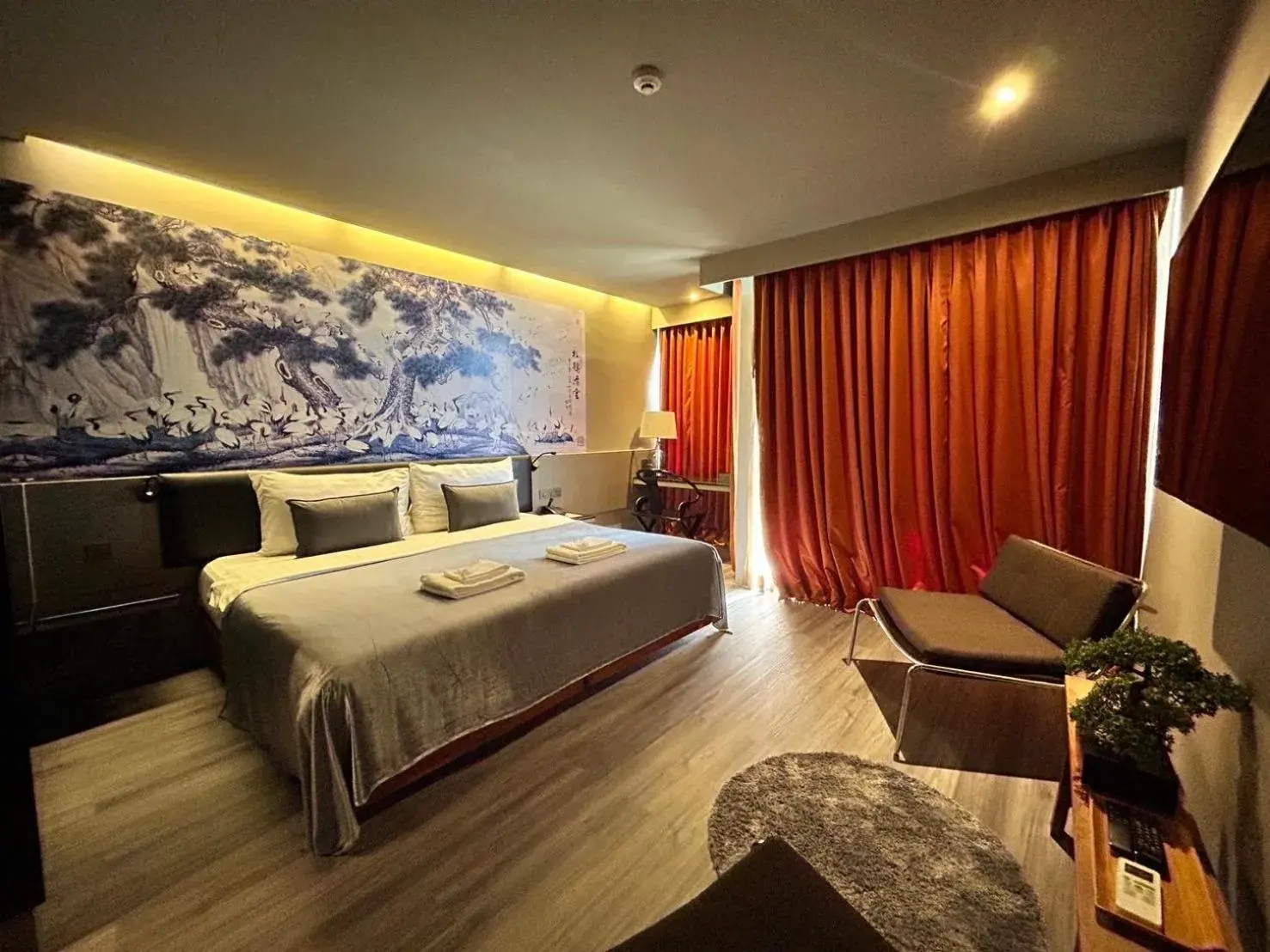 Double or Twin Room with Balcony in Sino House Phuket Hotel - SHA Plus Double or Twin Room with Balcony in Sino House Phuket Hotel - SHA Plus