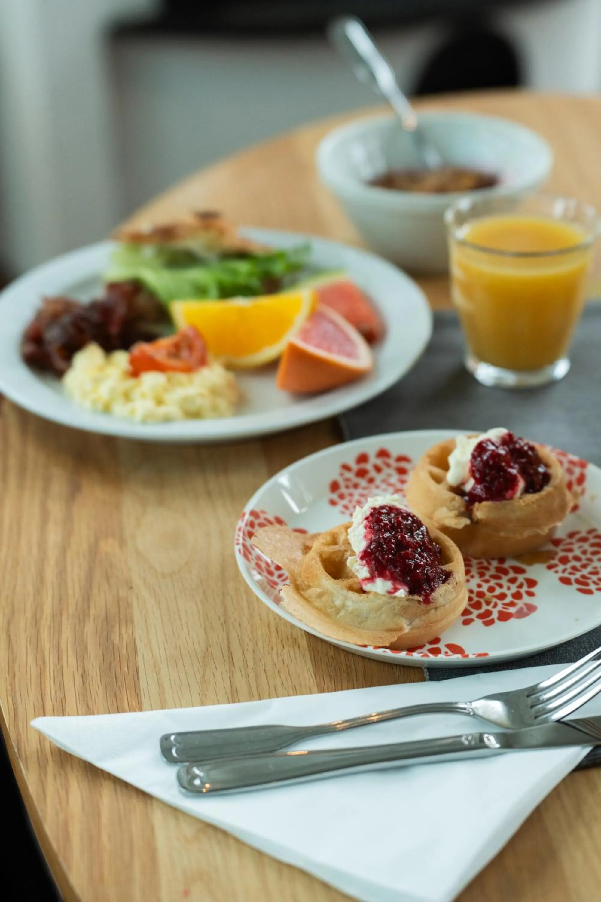 Buffet breakfast in Hestraviken Hotell & Spa