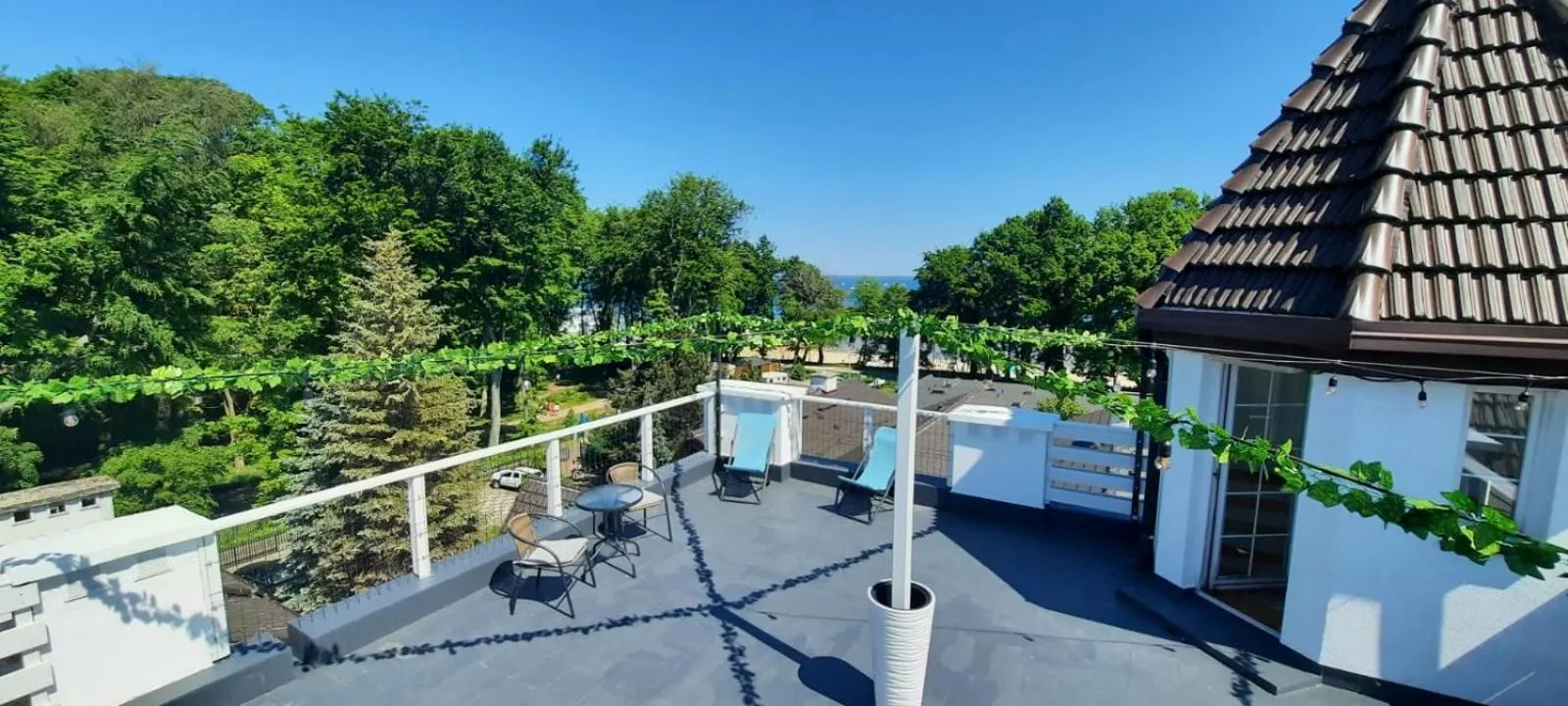 Balcony/Terrace in Great Polonia Beach & Molo