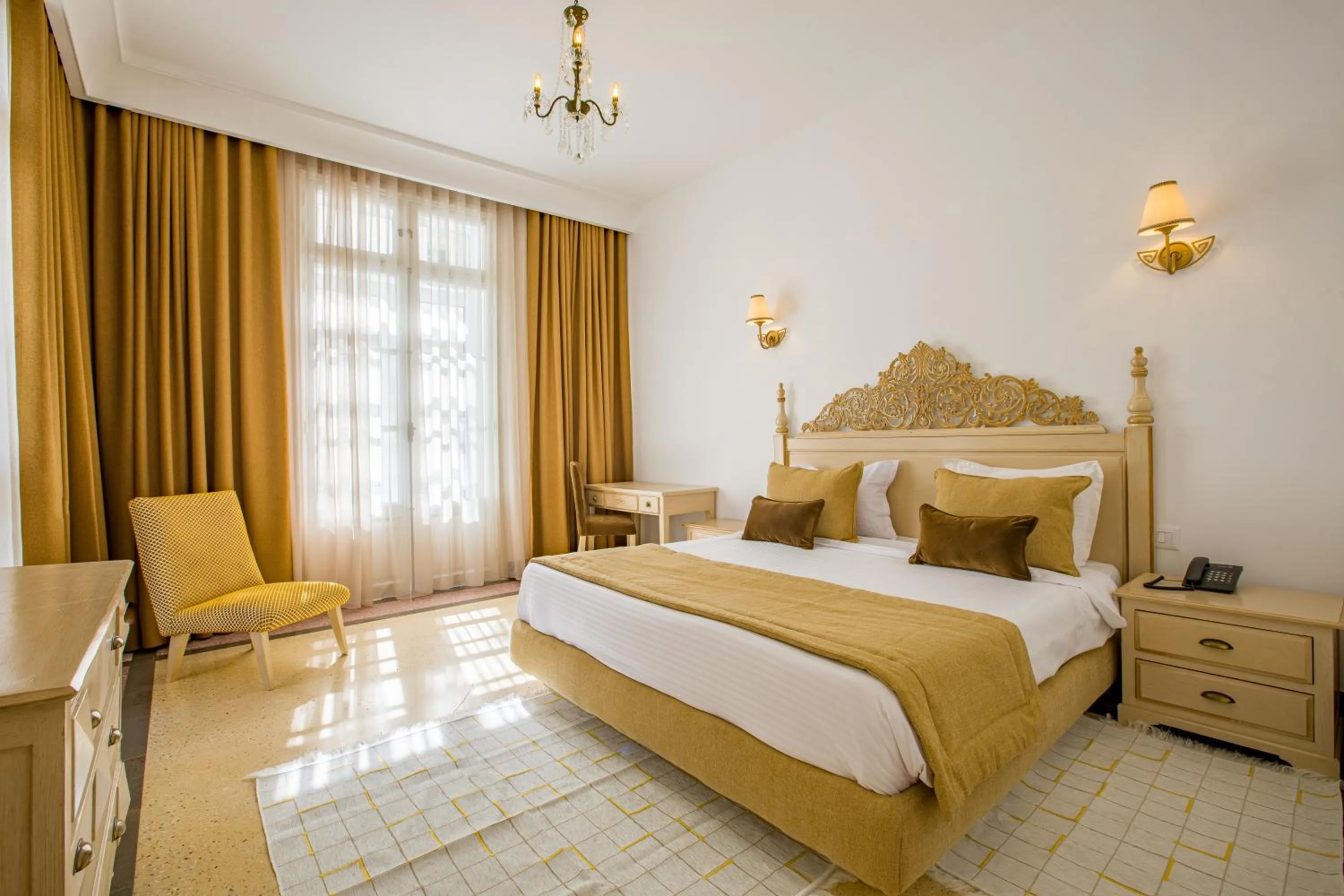 Bed in Majestic Hotel