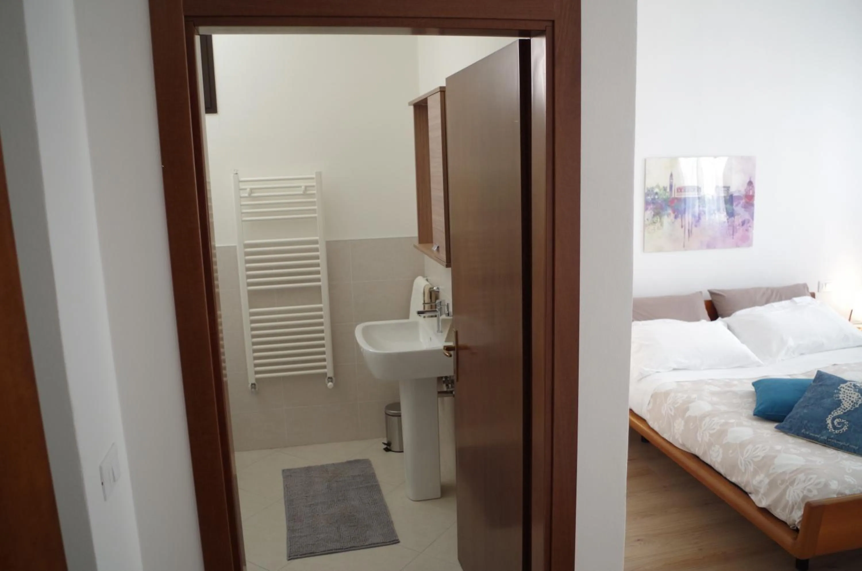 Bathroom, Bed in Alla Torre B&B