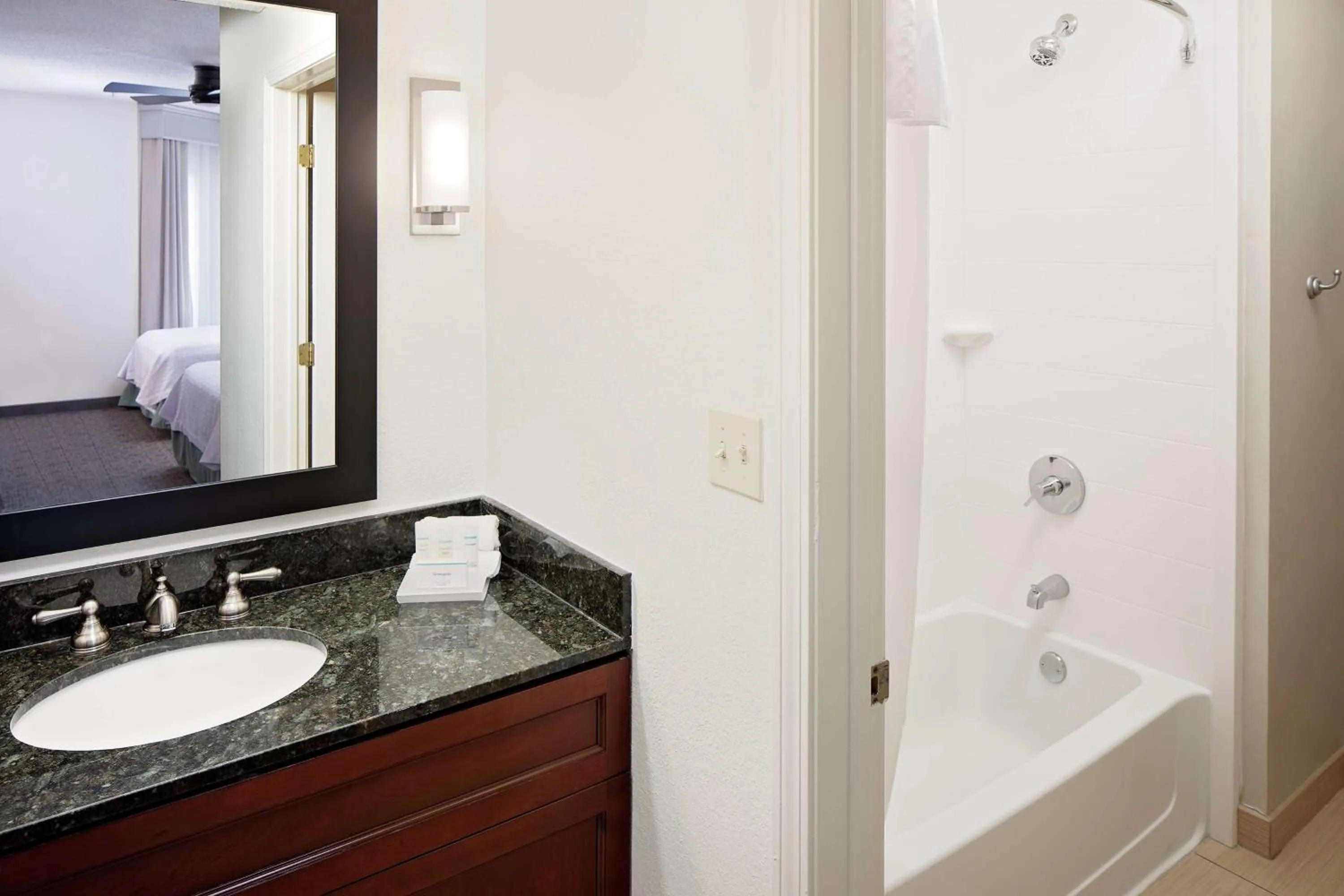 Shower in Homewood Suites by Hilton Hartford-Farmington