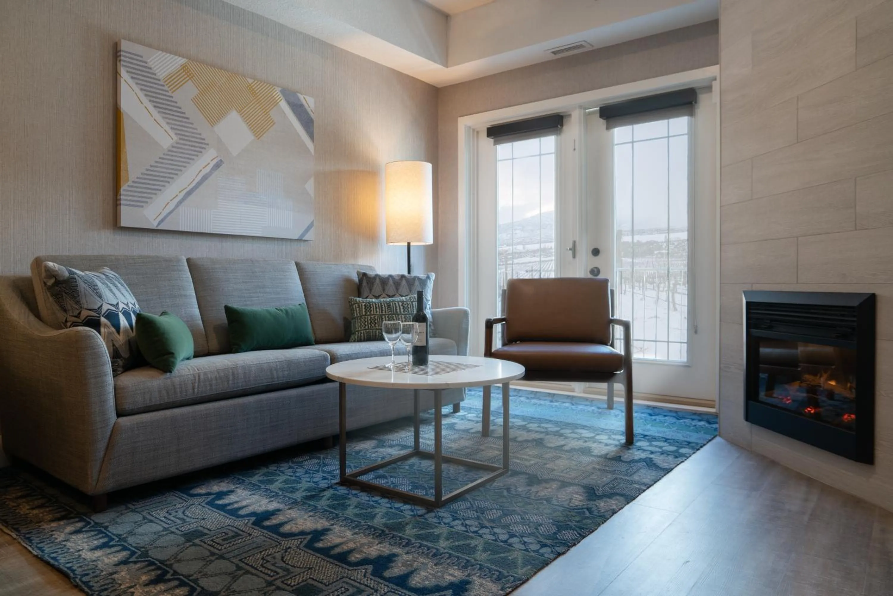 Living room in Spirit Ridge, in The Unbound Collection by Hyatt