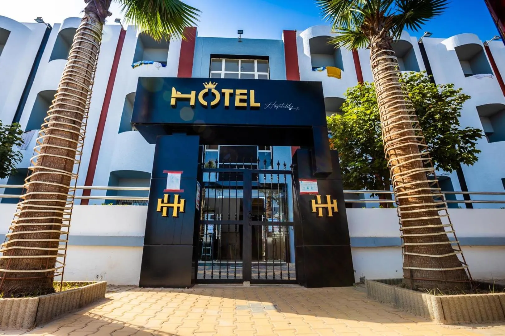 Facade/entrance in Hotel Hospitality-Inn City Center