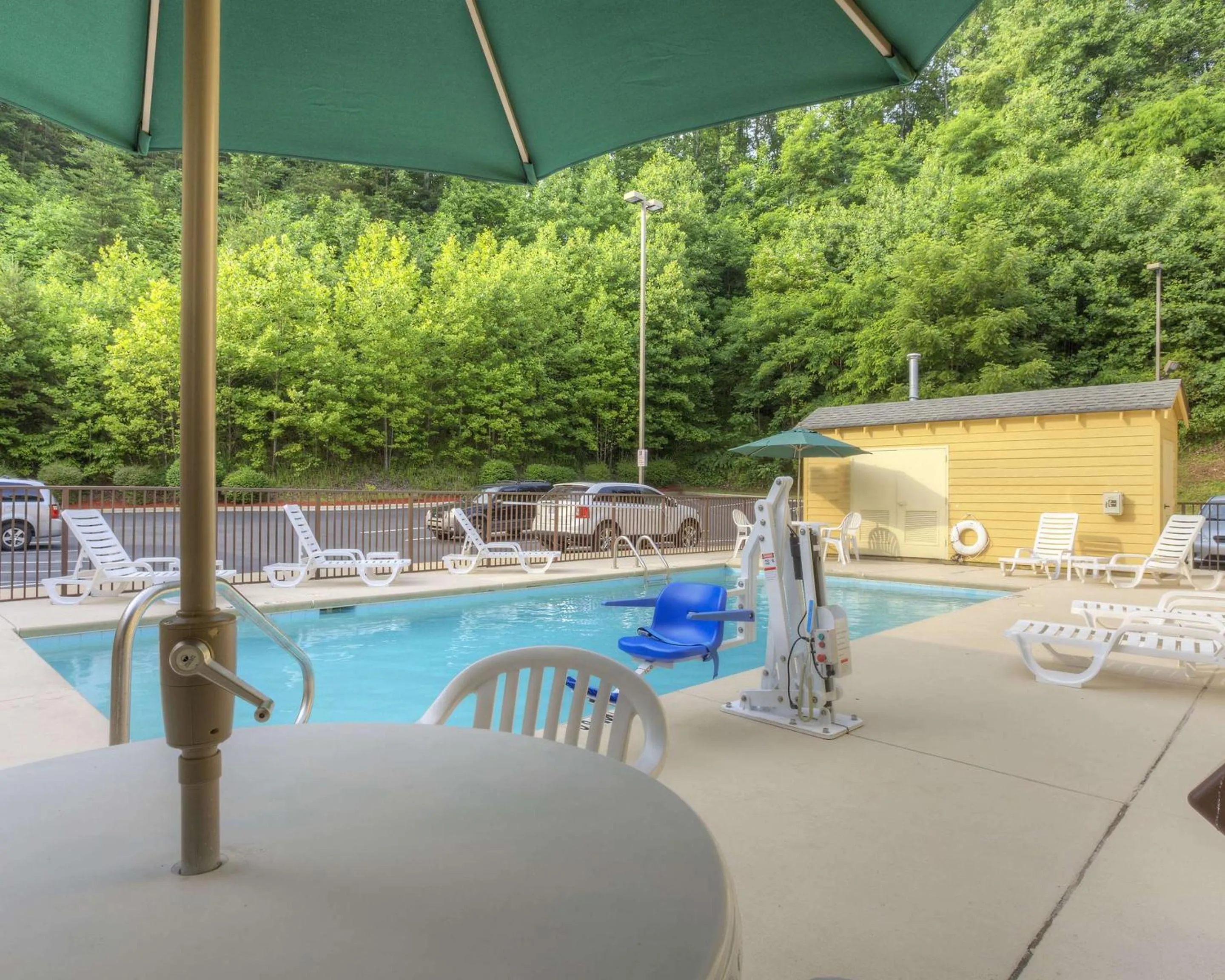 Swimming pool in Sleep Inn Bryson City - Cherokee Area