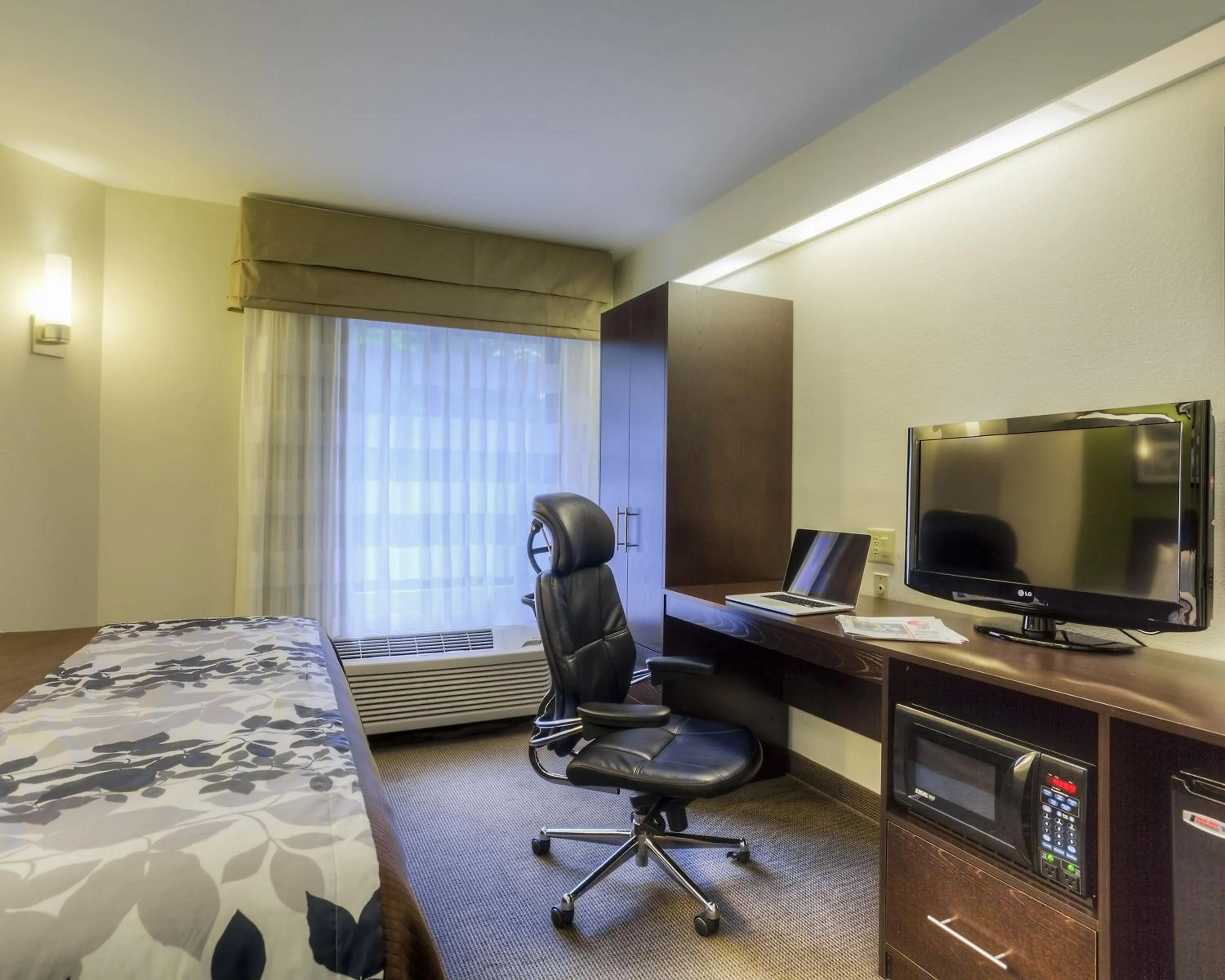 TV and multimedia, Bed in Sleep Inn Bryson City - Cherokee Area