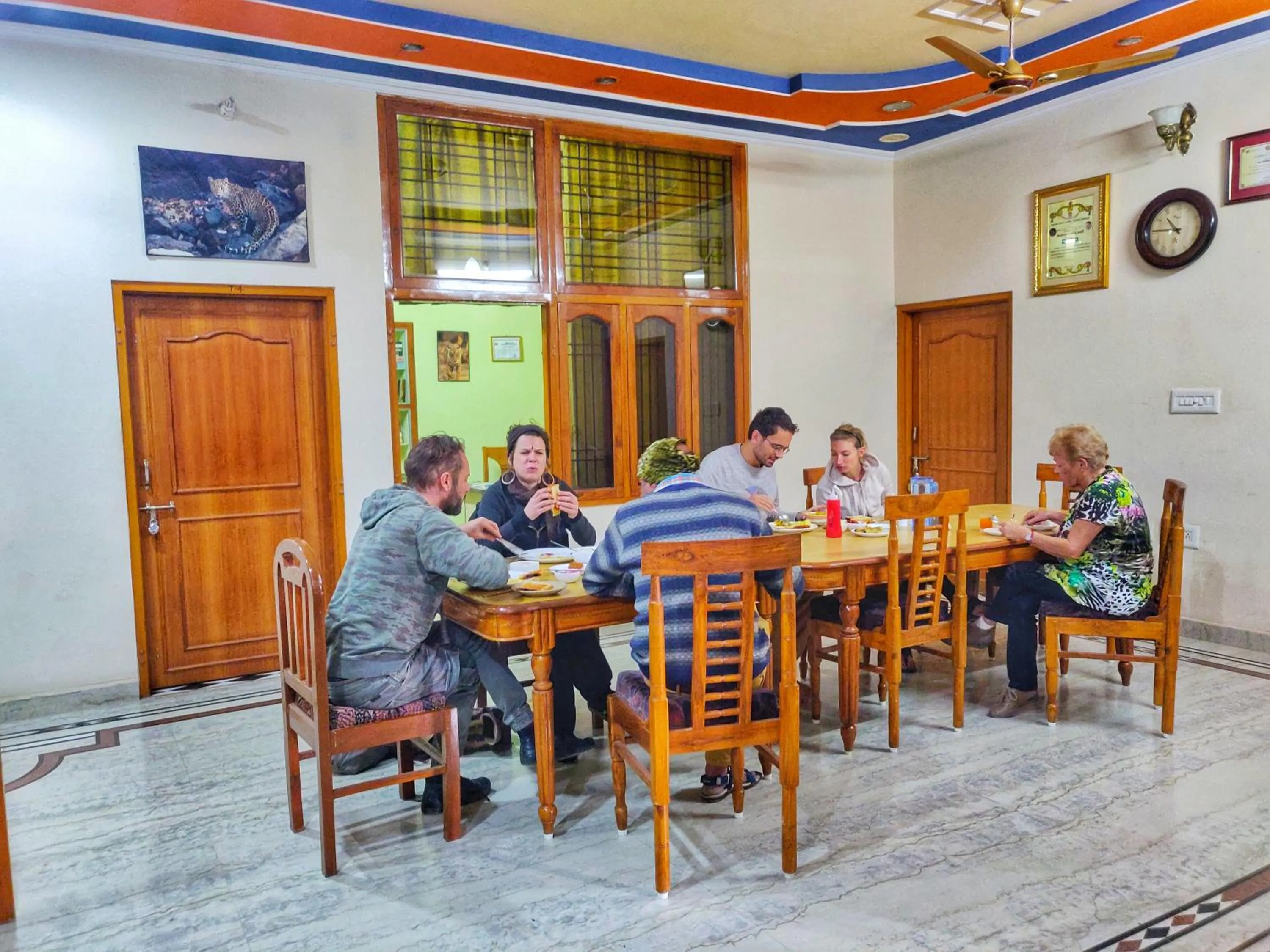 American breakfast in Ranthambore Tiger Home