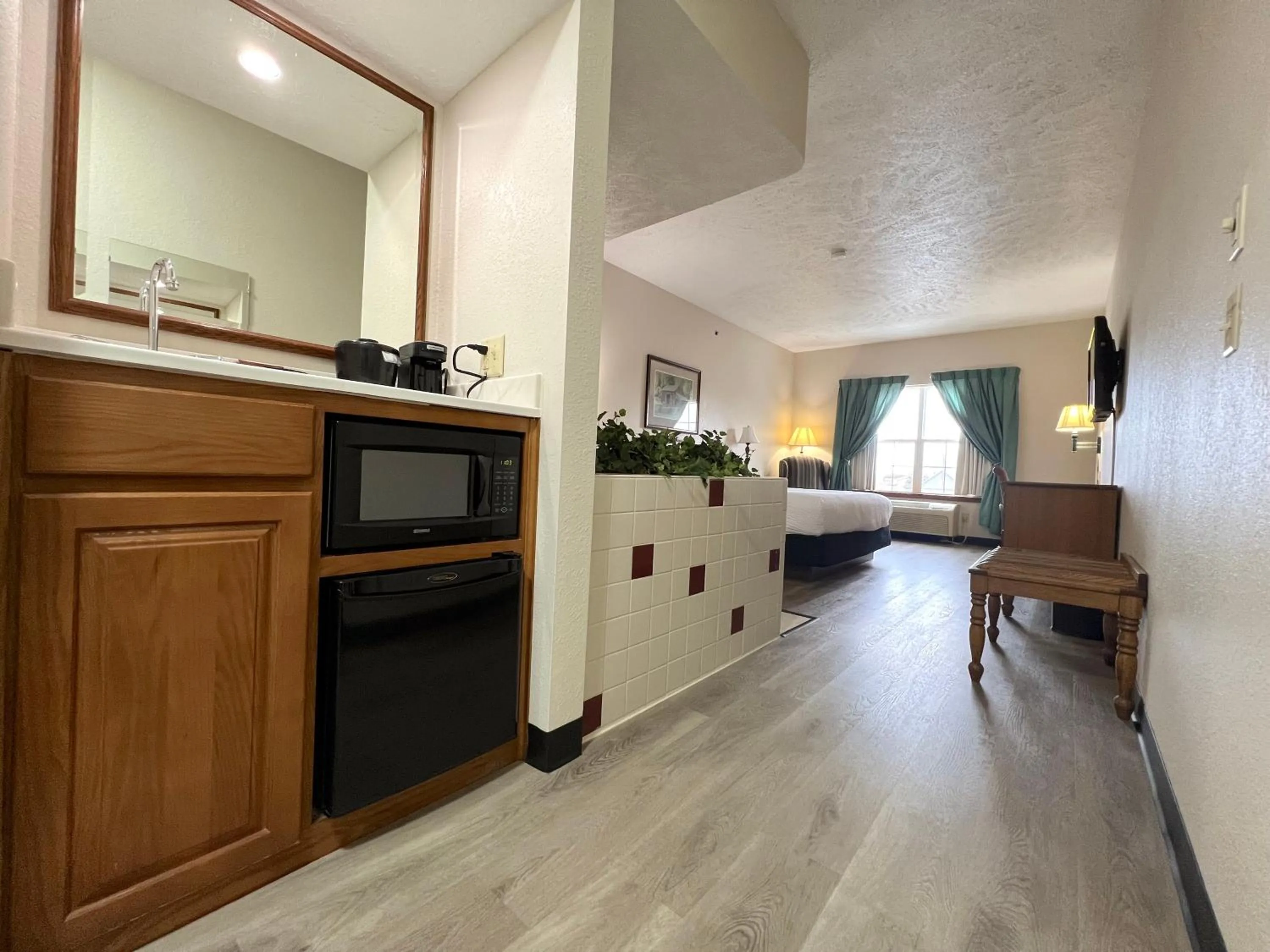 Bedroom in Van Buren Hotel