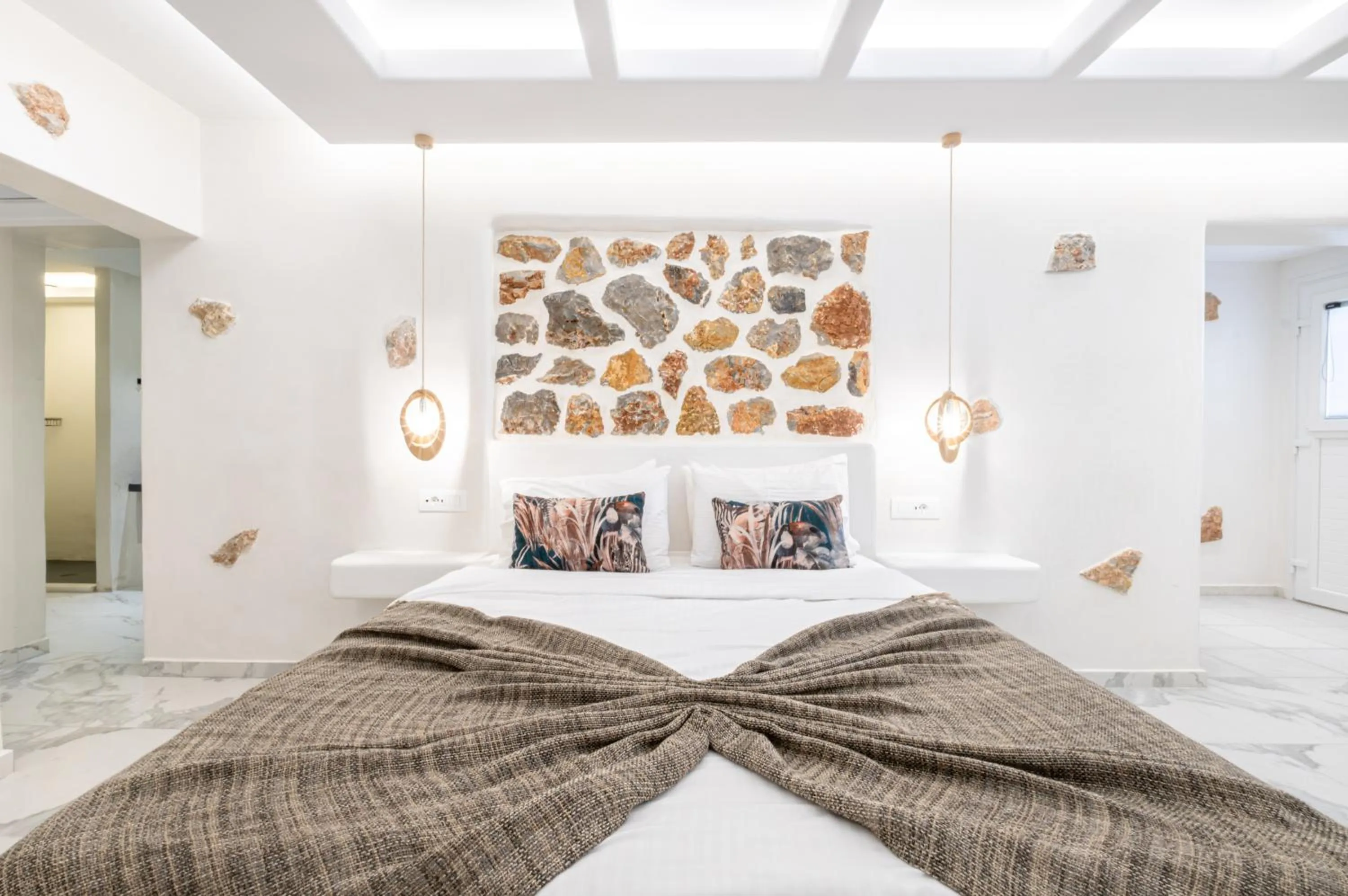 Bed in Liana Beach Hotel & Spa