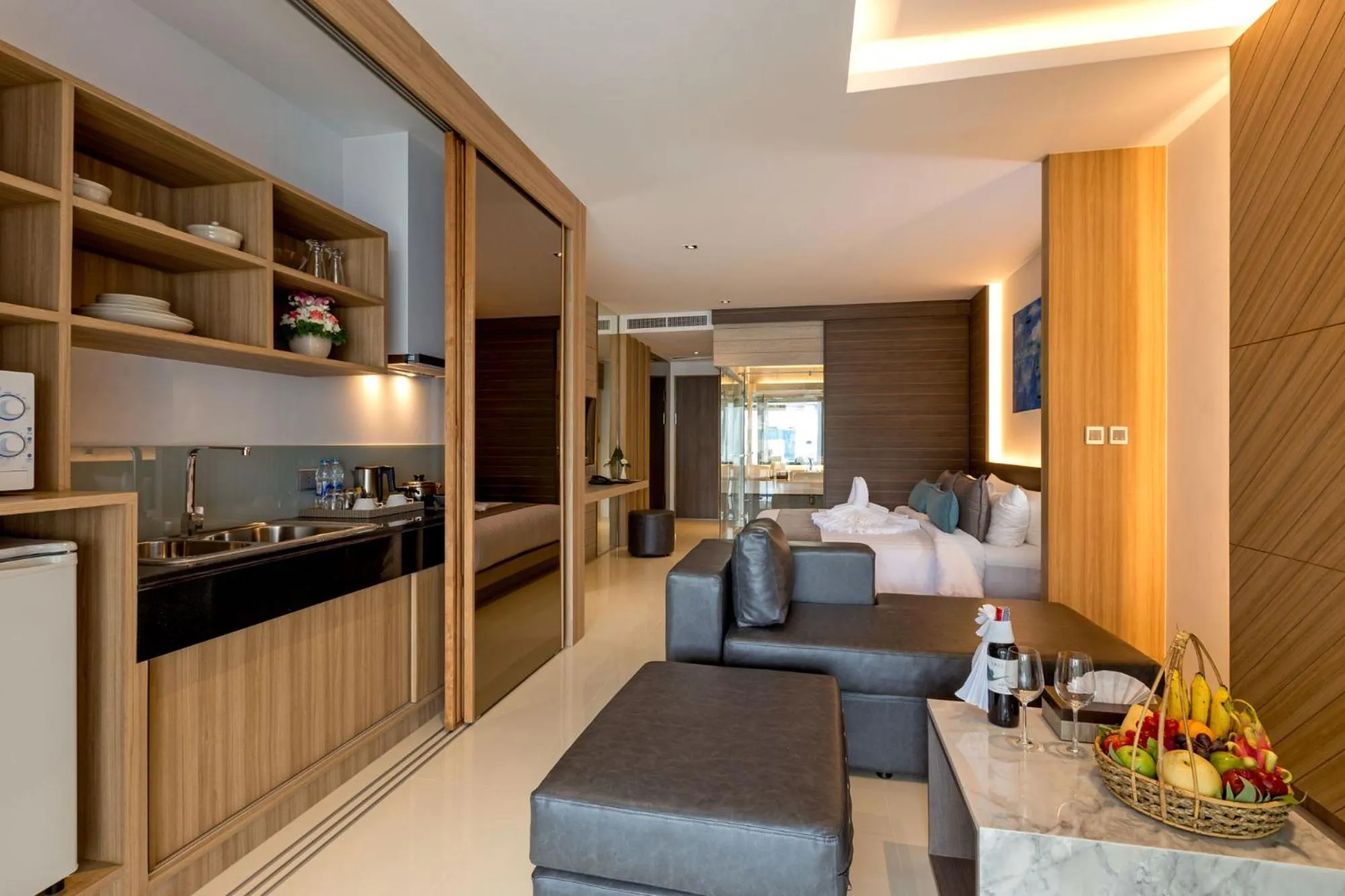 Living room, Seating Area in Kudo Hotel