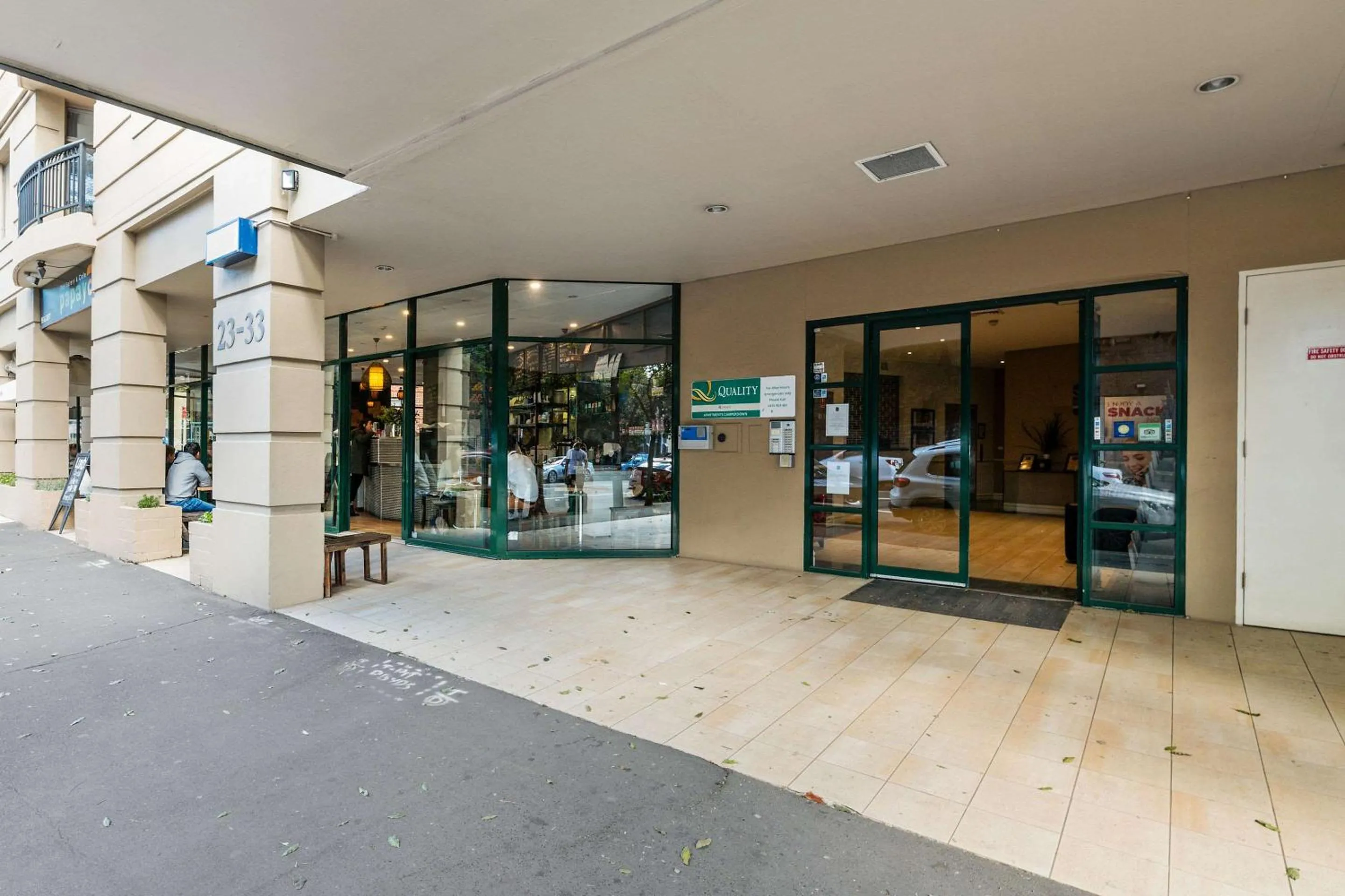 Property building in Quality Apartments Camperdown