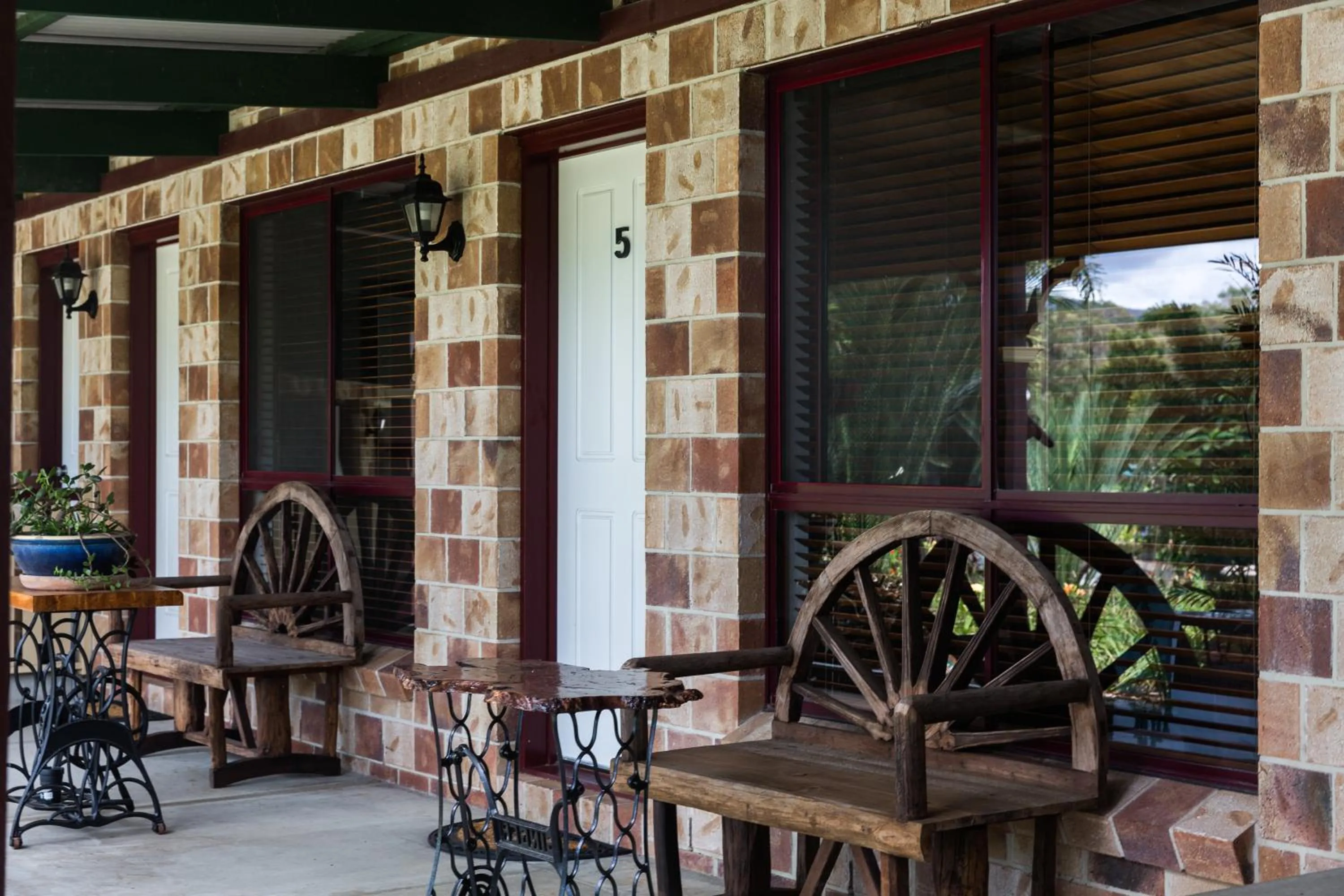 Patio in The Bearded Dragon Boutique Hotel
