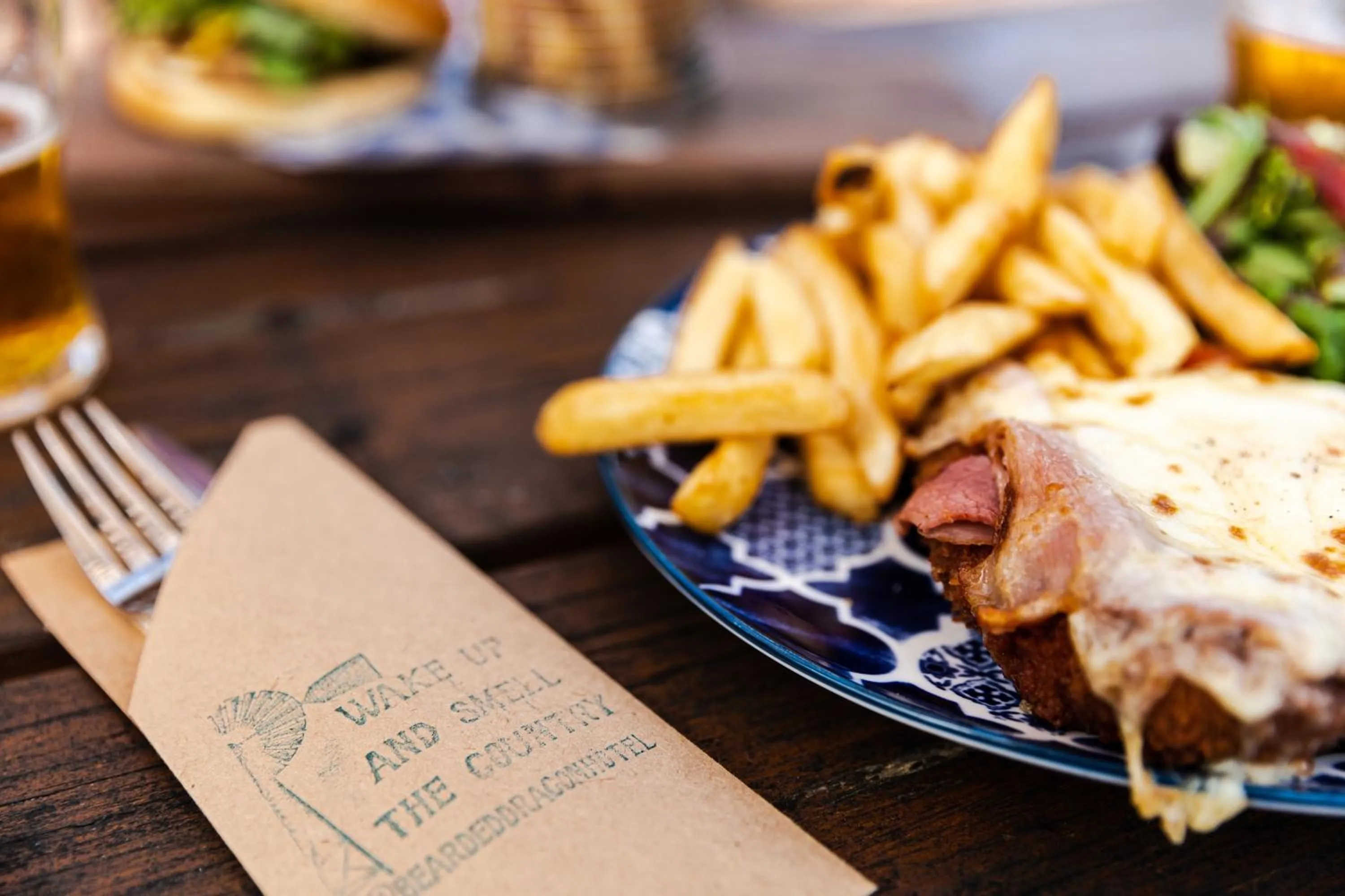 Food and drinks in The Bearded Dragon Boutique Hotel