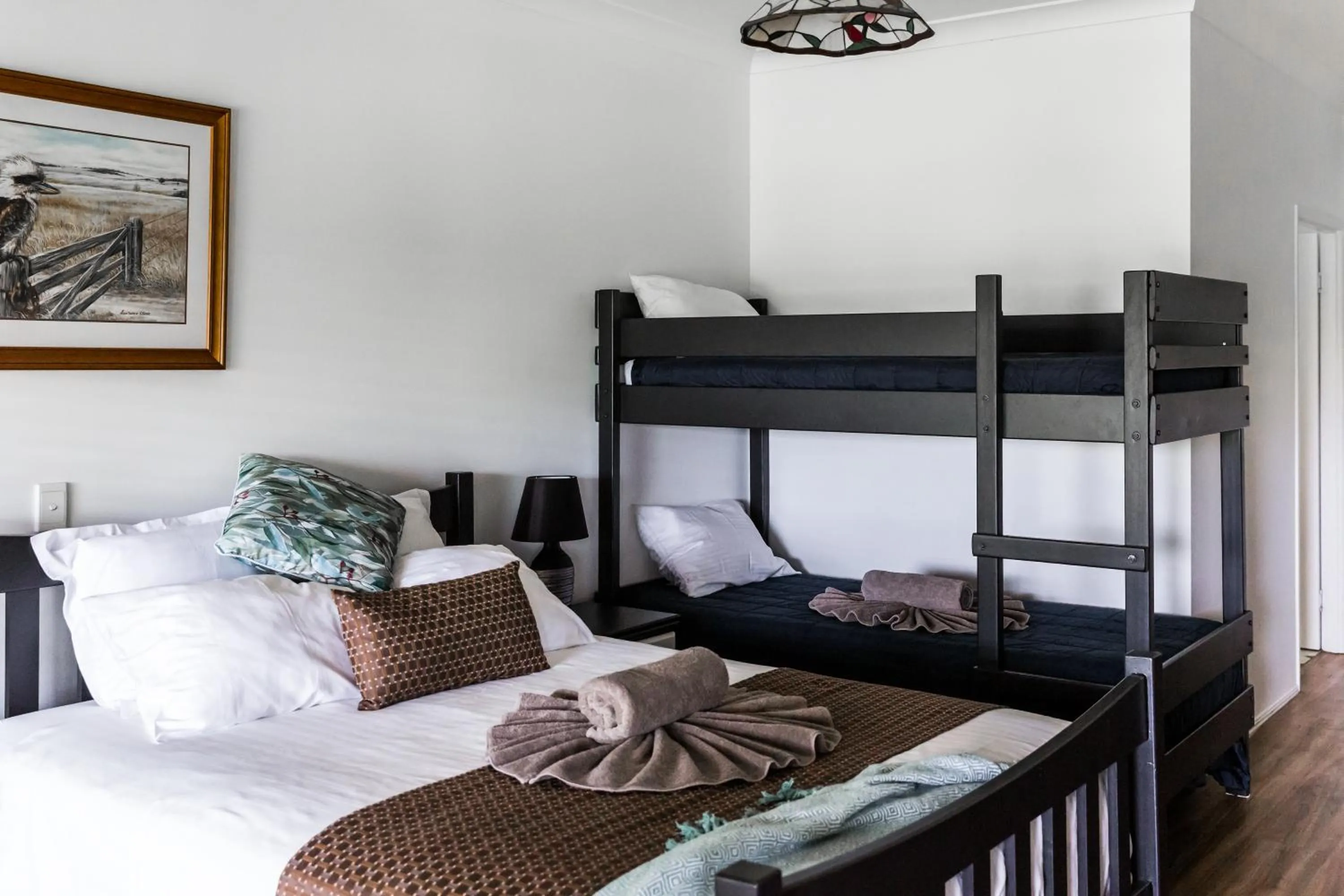 Bed in The Bearded Dragon Boutique Hotel