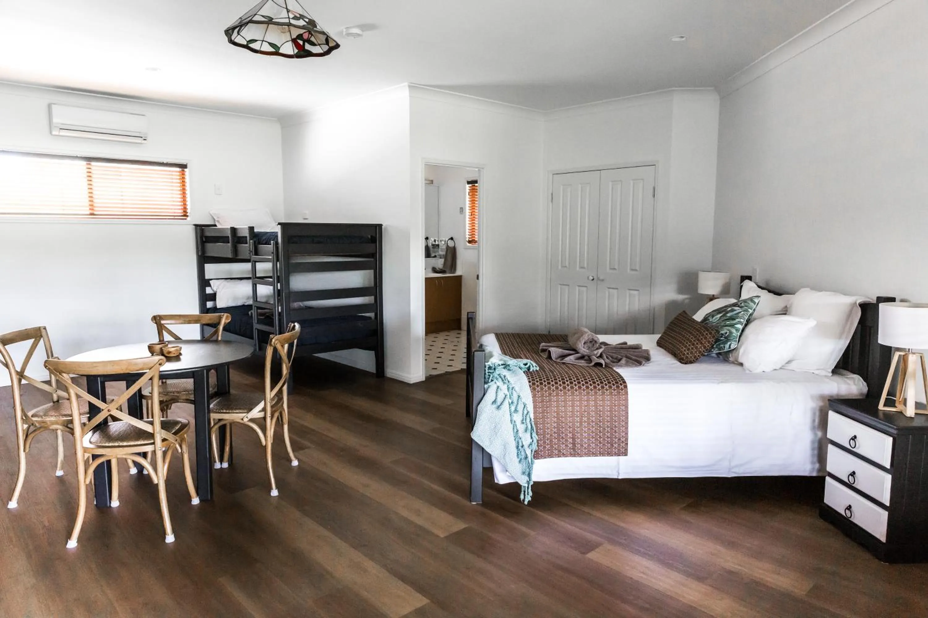 Bed in The Bearded Dragon Boutique Hotel