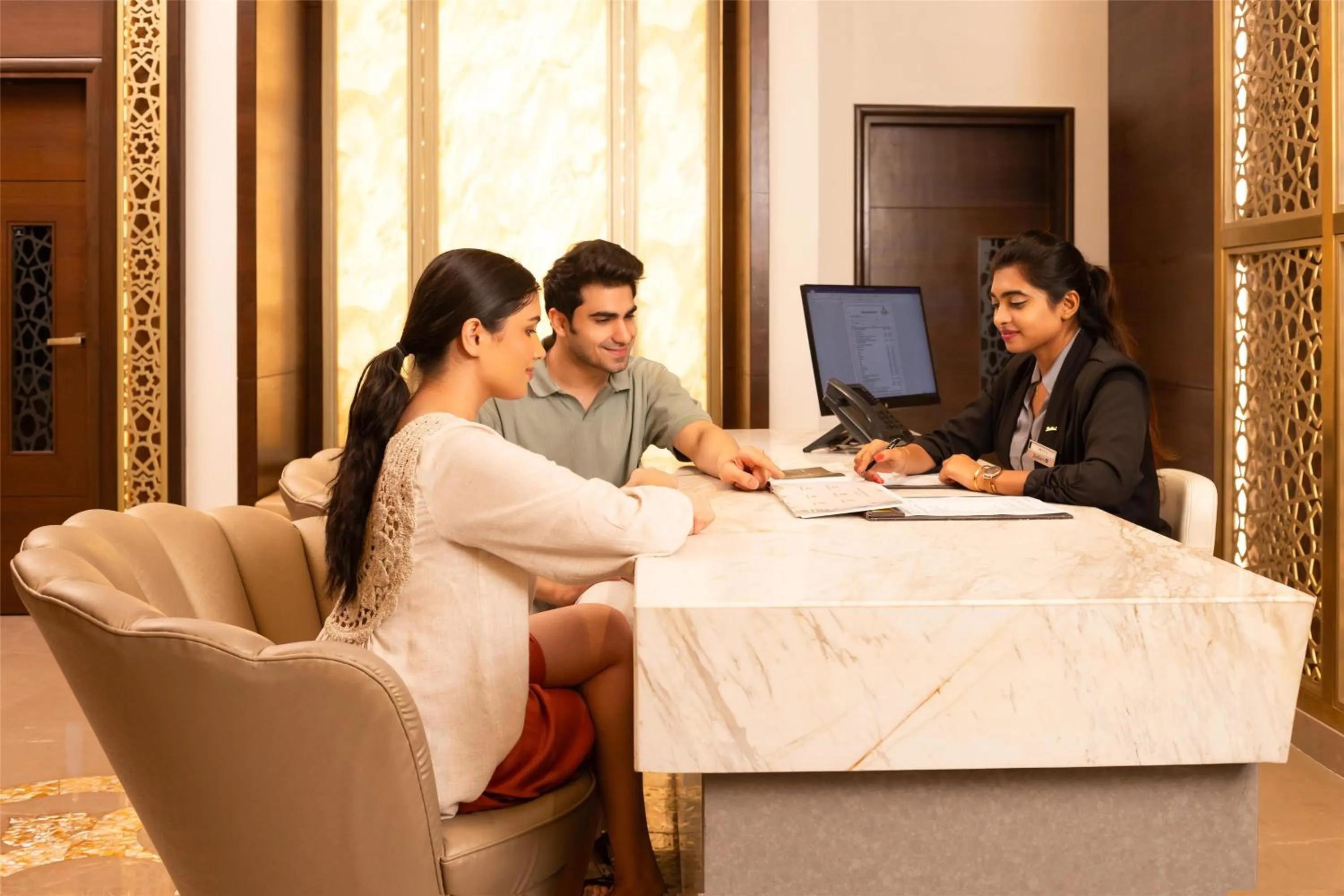 Lobby or reception in Radisson Blu Hotel & Suites GRT Chennai