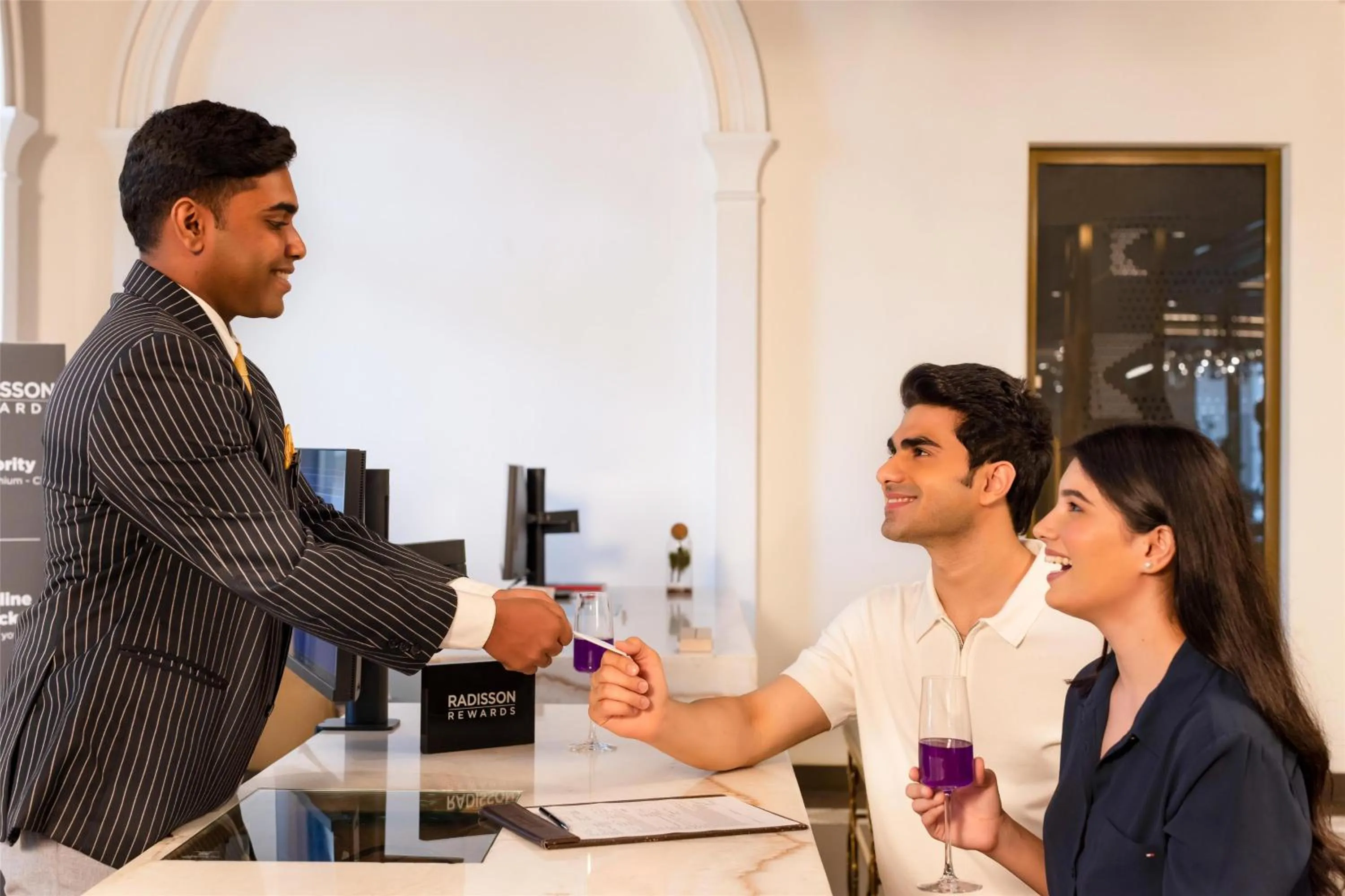 Lobby or reception in Radisson Blu Hotel & Suites GRT Chennai