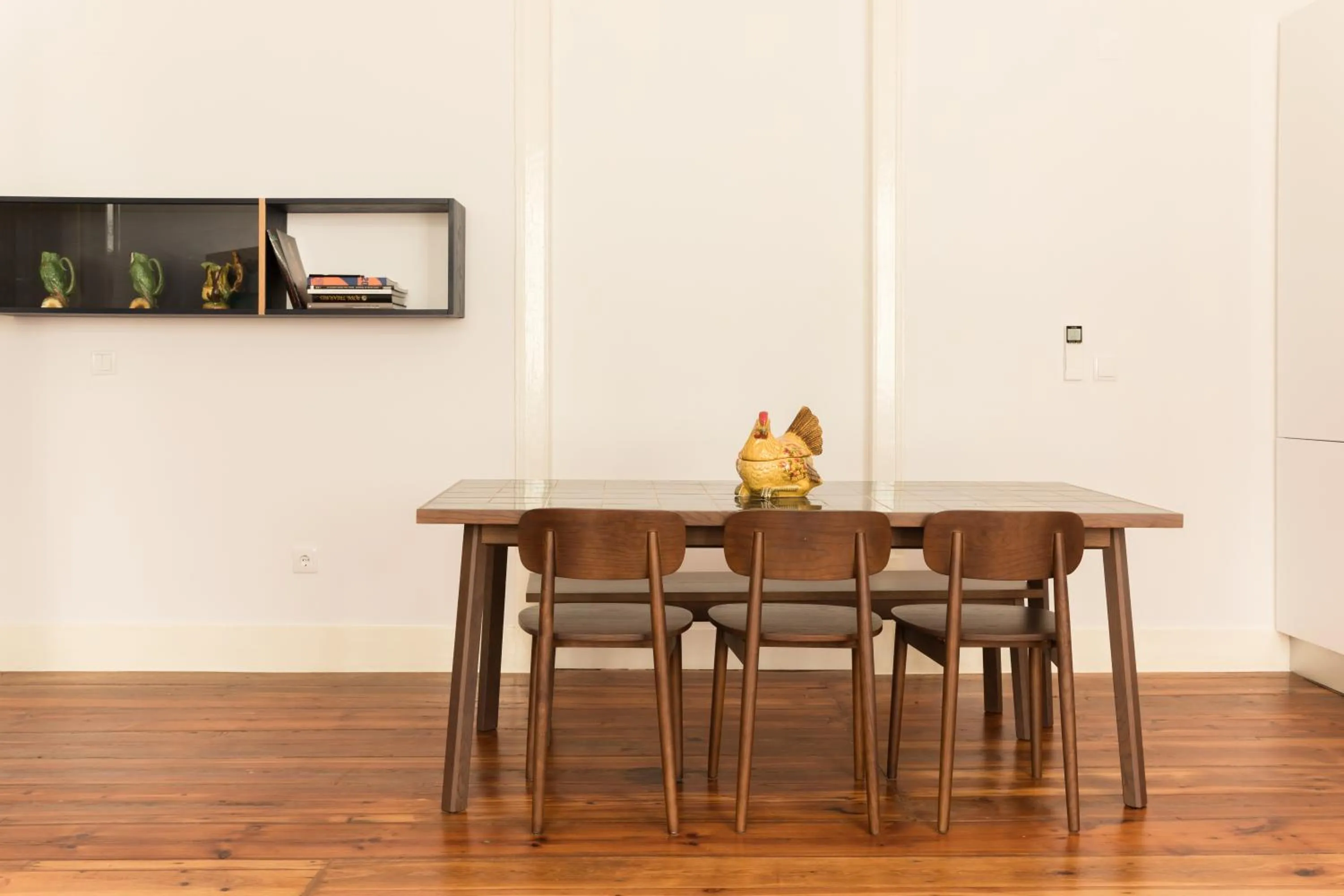 Dining area in The Visionaire Apartments