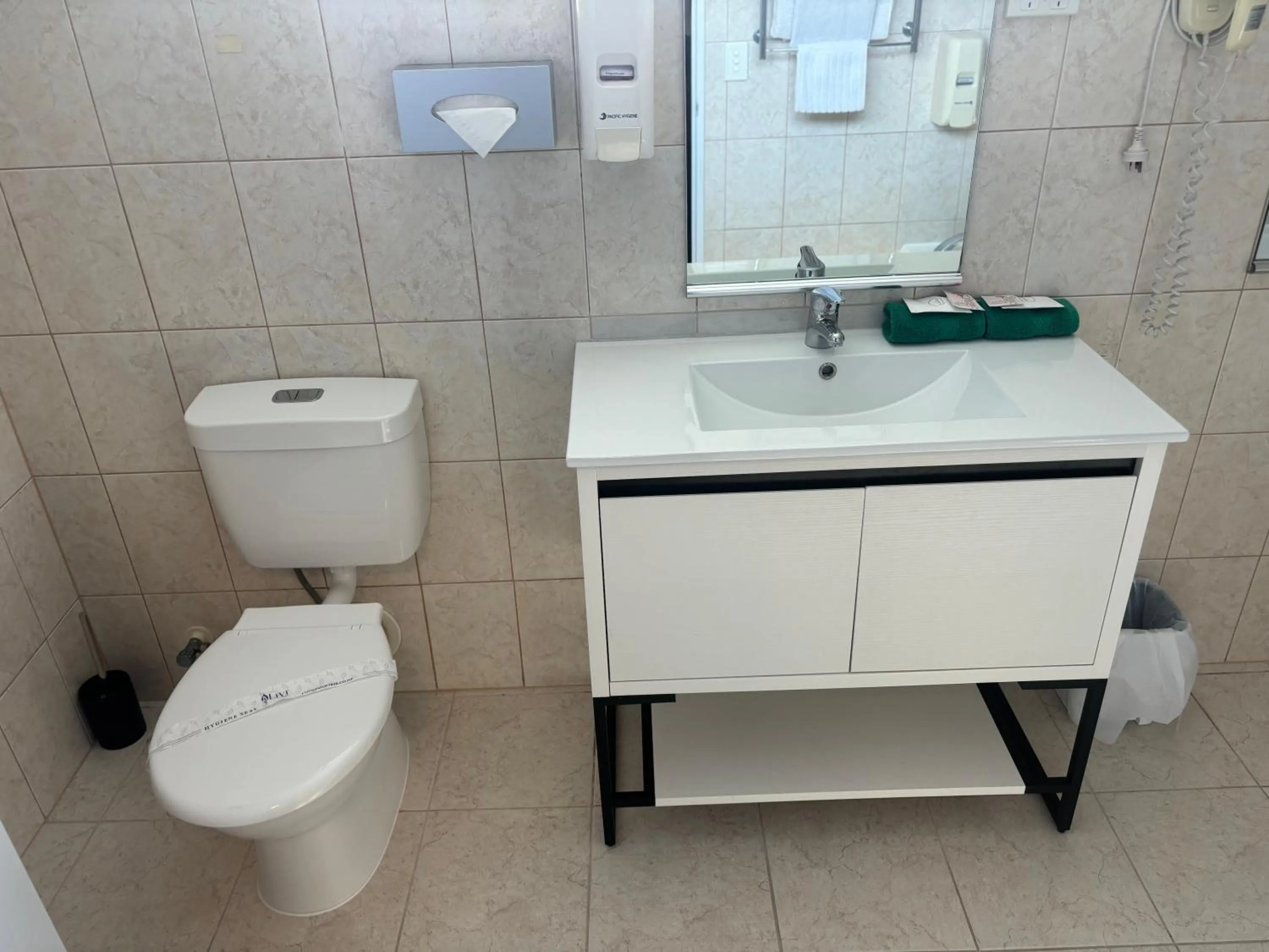 Bathroom in The Rocks Motel