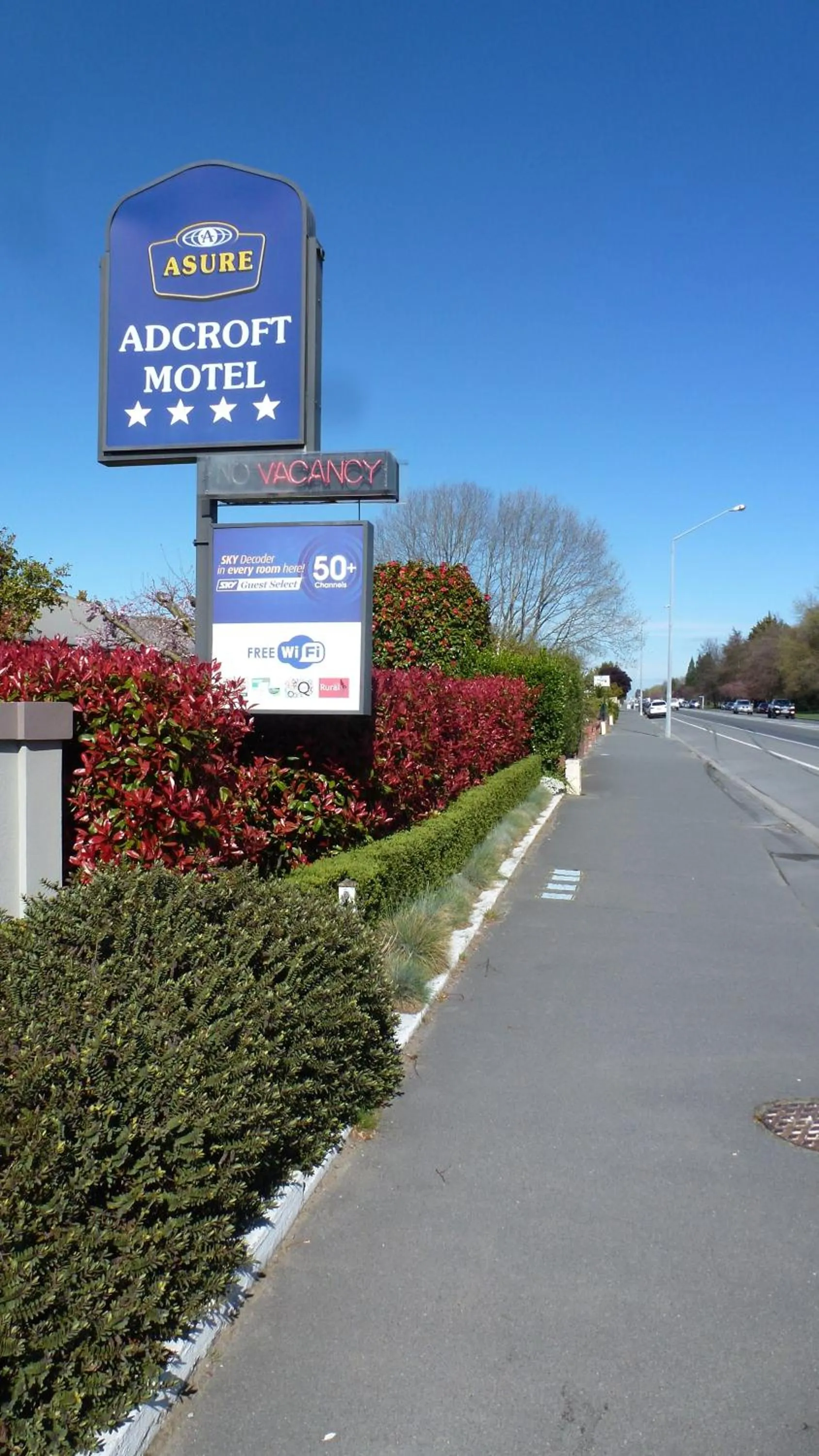 Logo/Certificate/Sign in ASURE Adcroft Motel