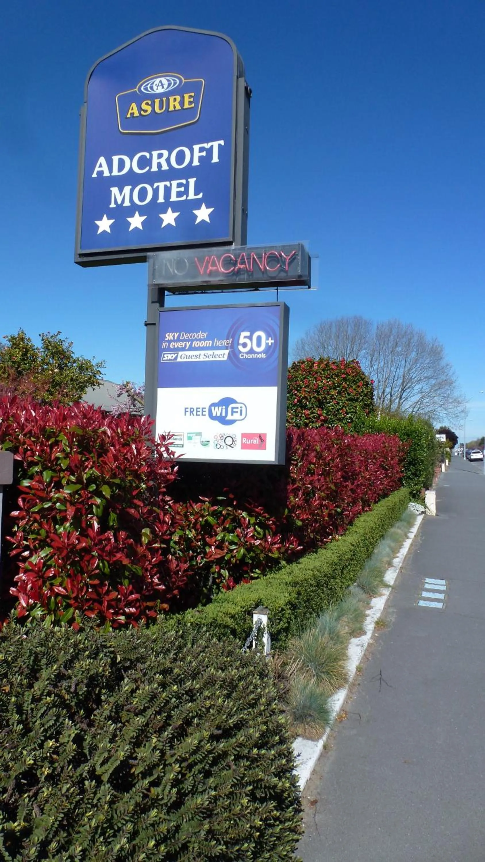 Logo/Certificate/Sign in ASURE Adcroft Motel