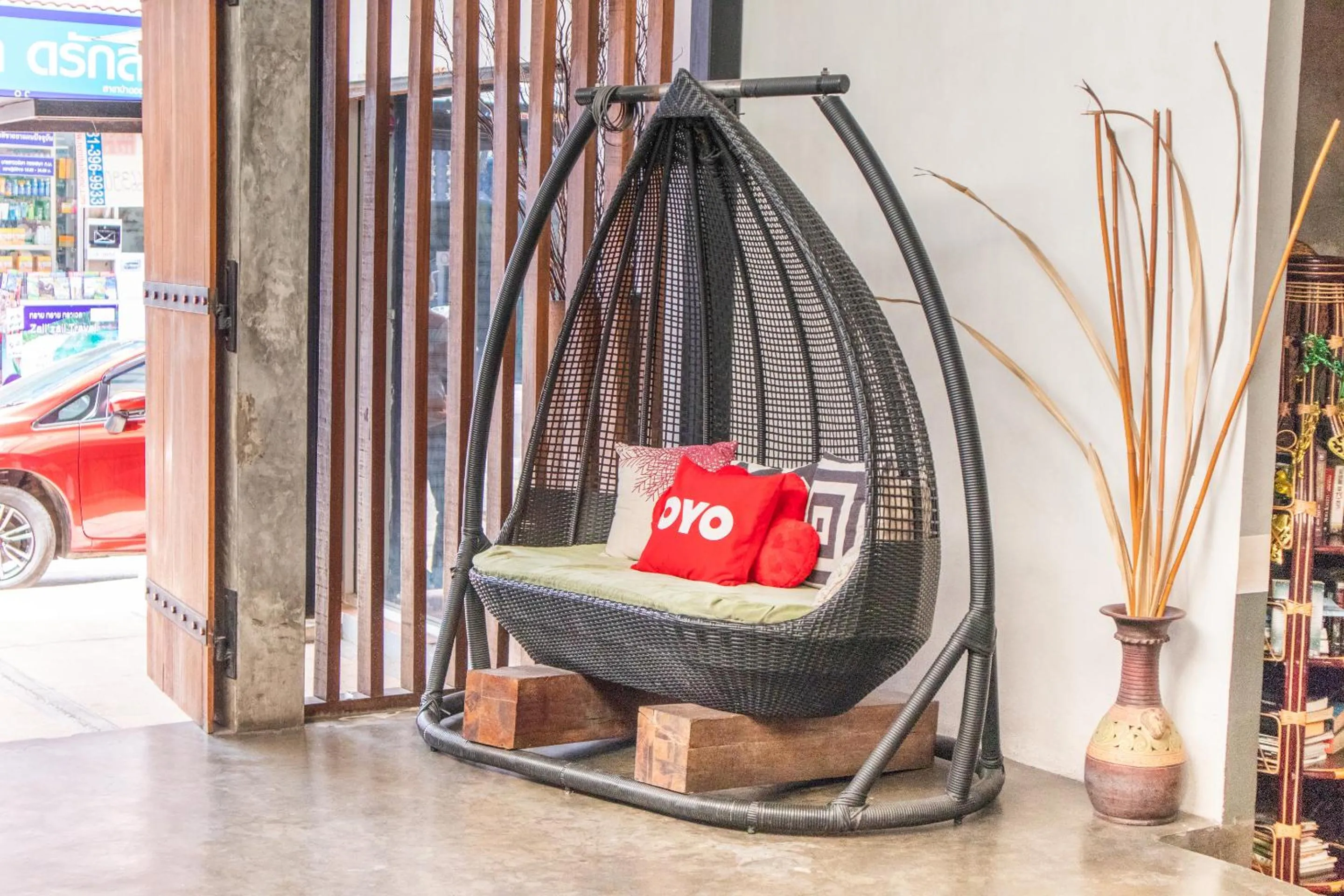 Seating area in The Album Loft