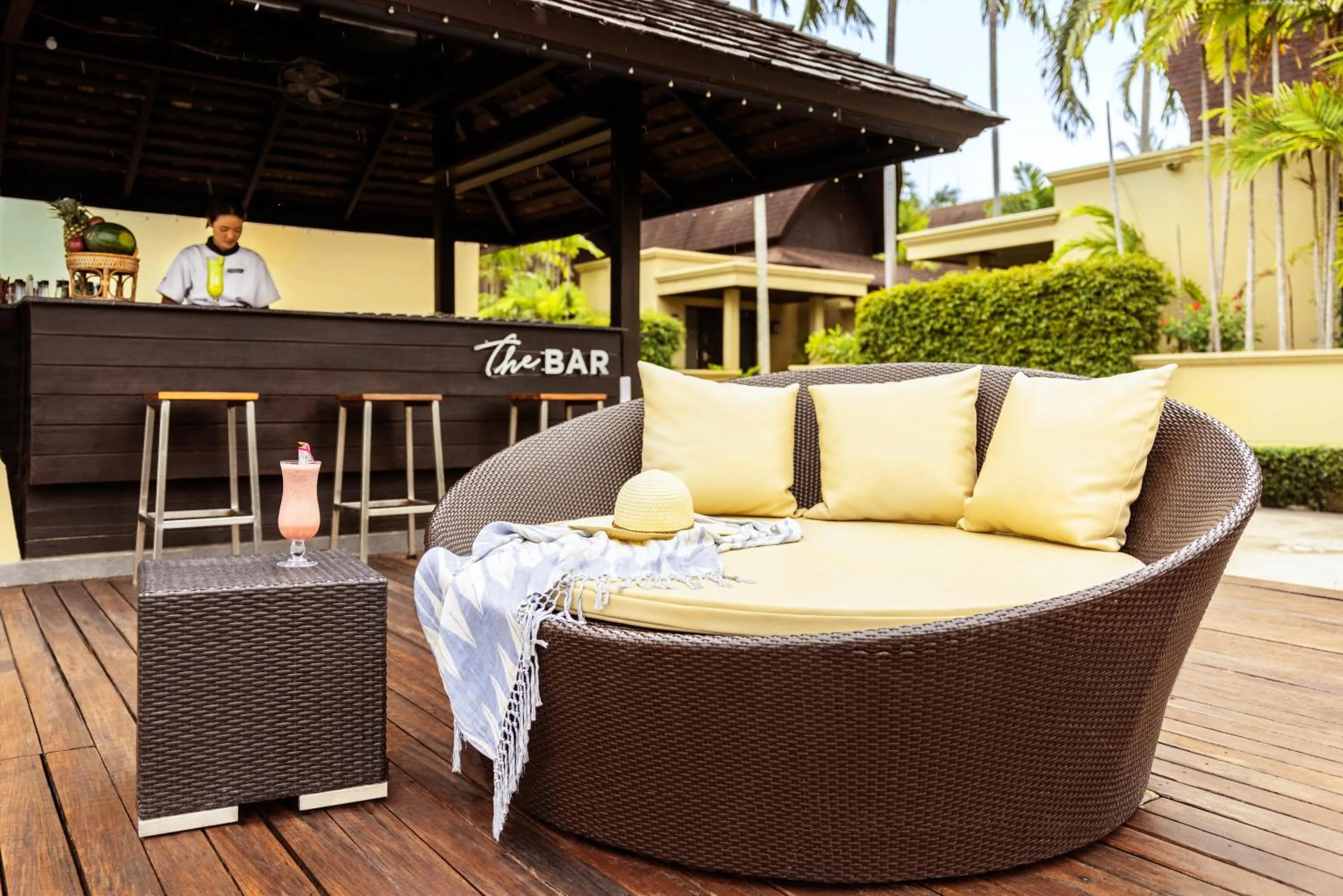 Balcony/Terrace in TUI BLUE The Passage Samui Pool Villas with Private Beach Resort