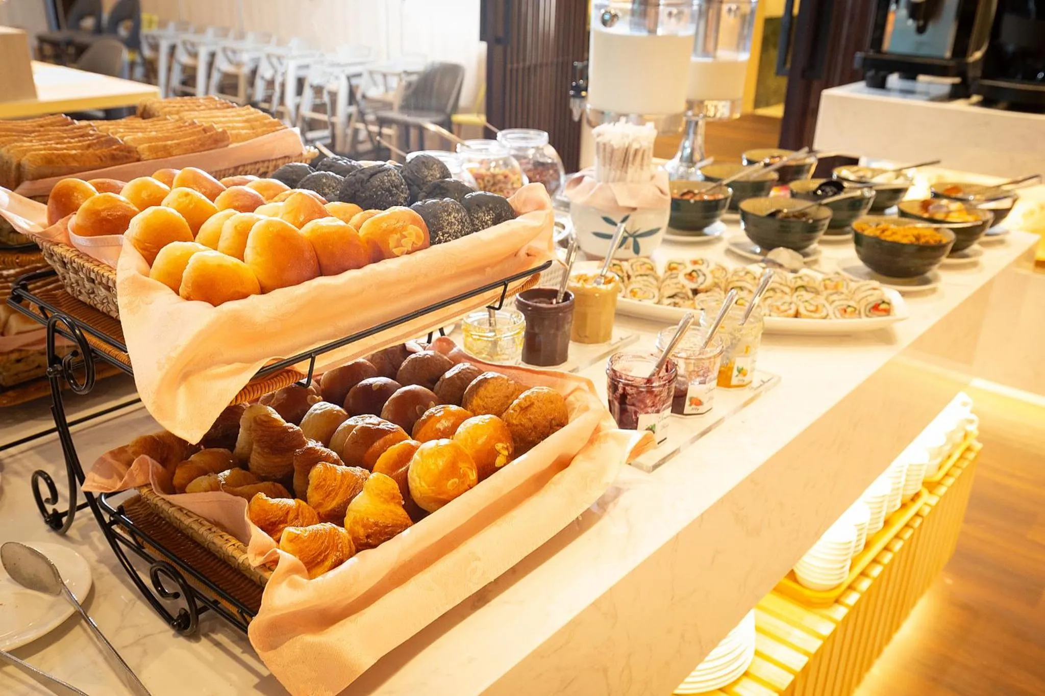 Buffet breakfast in Howard Plaza Hotel Hsinchu