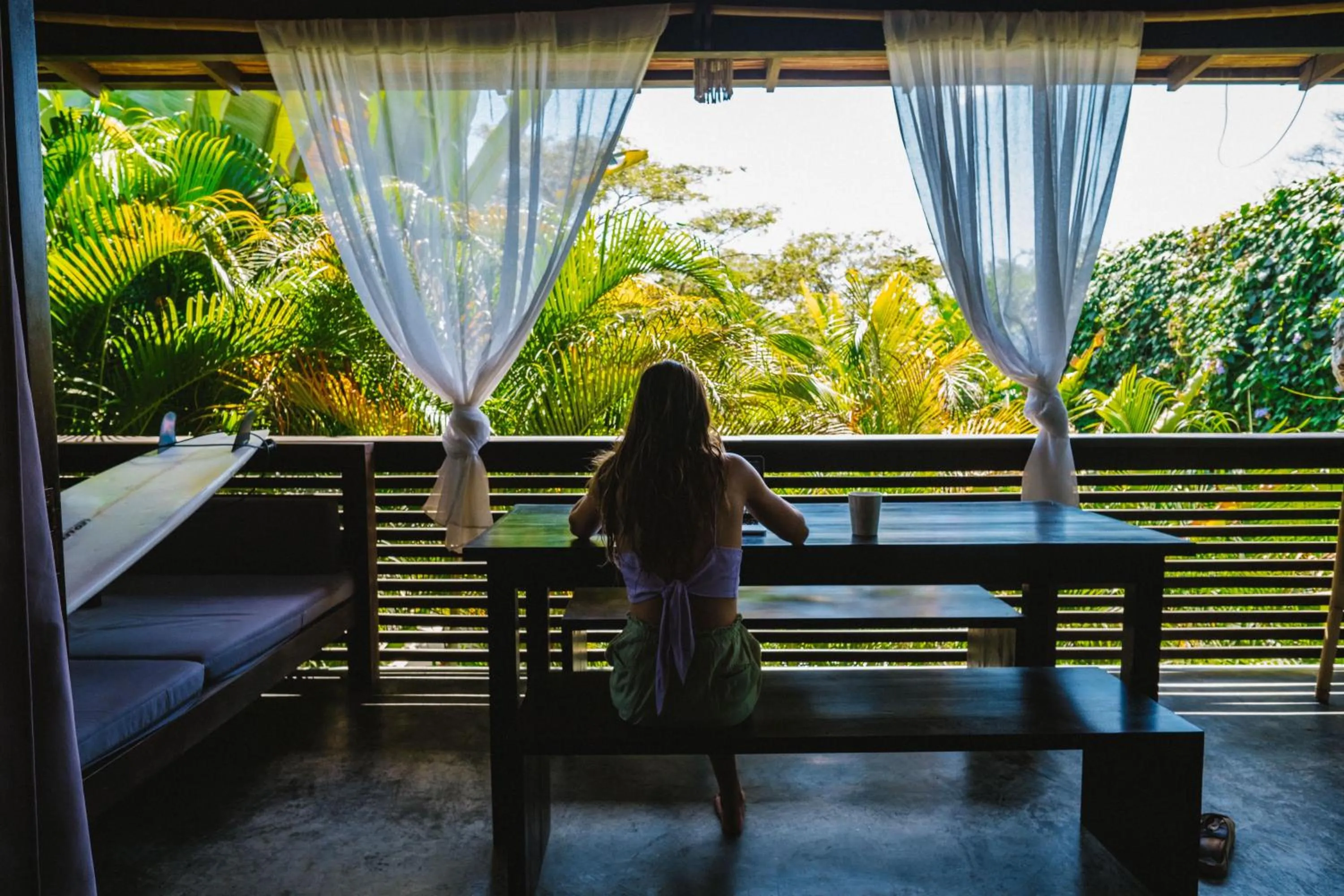 Seating area in Lua Villas