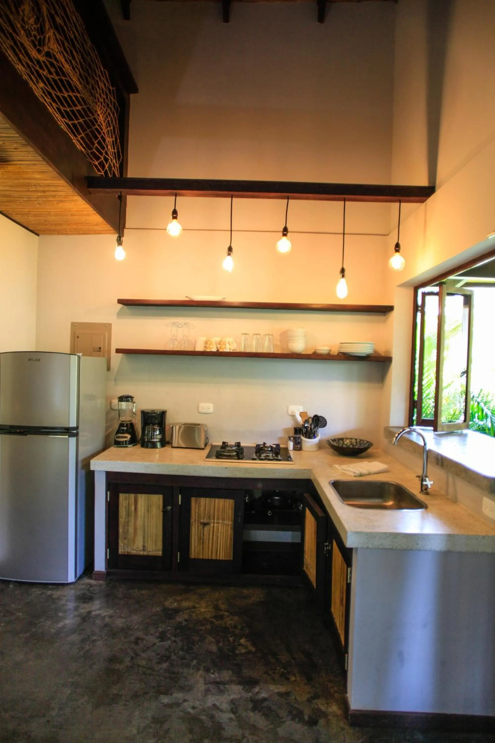 Kitchen or kitchenette in Lua Villas