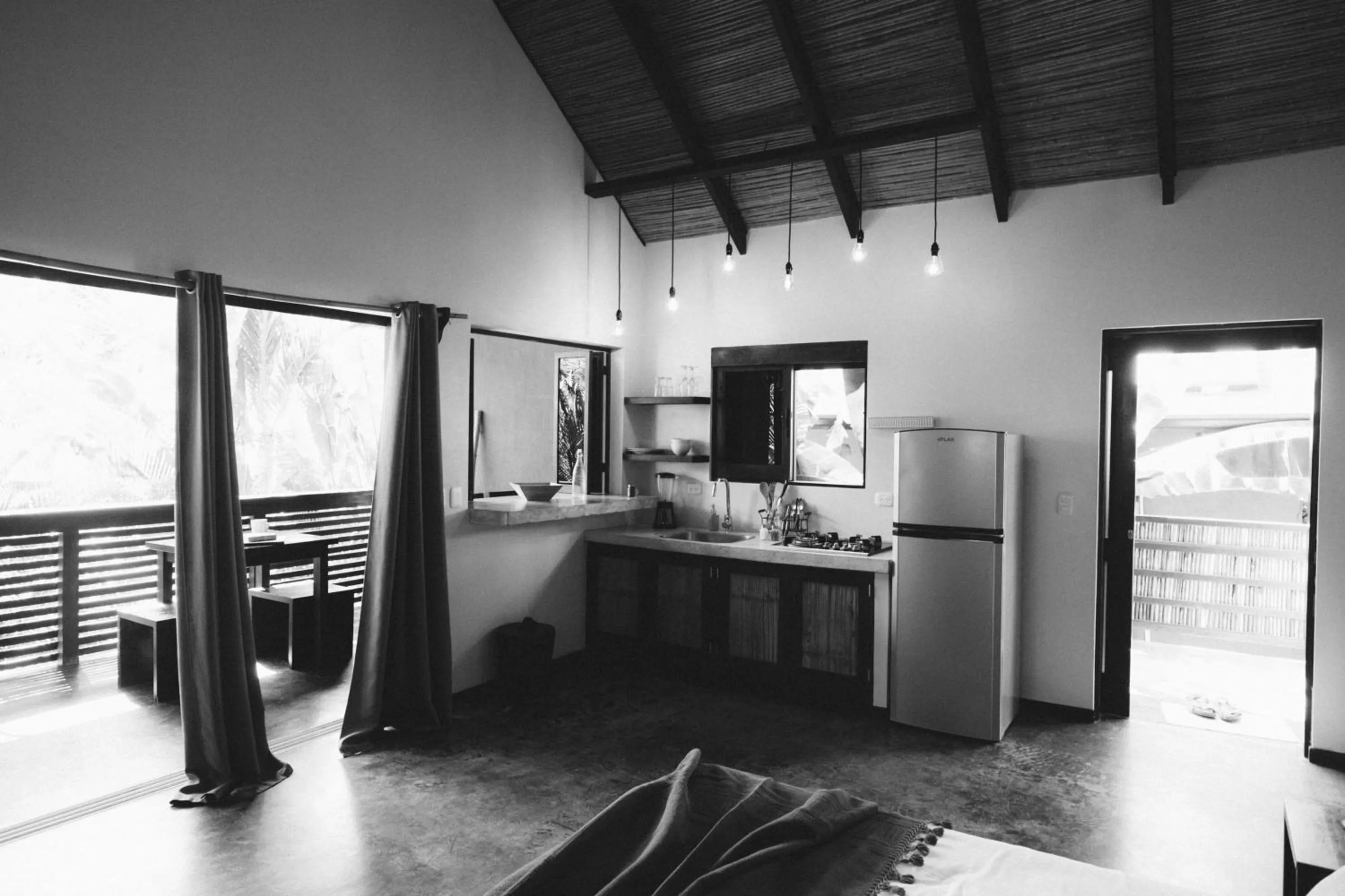 Kitchen or kitchenette in Lua Villas