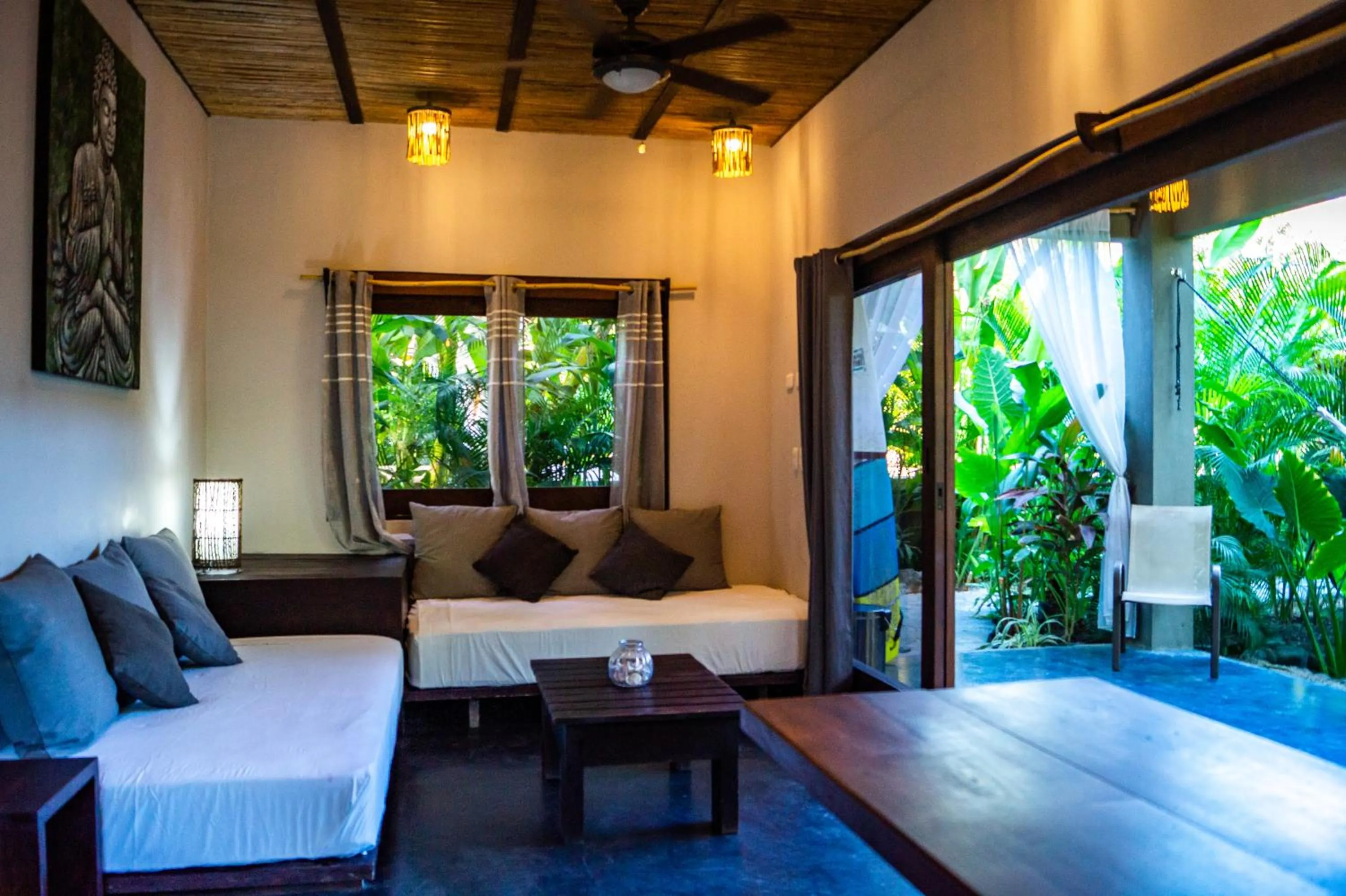 Living room, Bed in Lua Villas