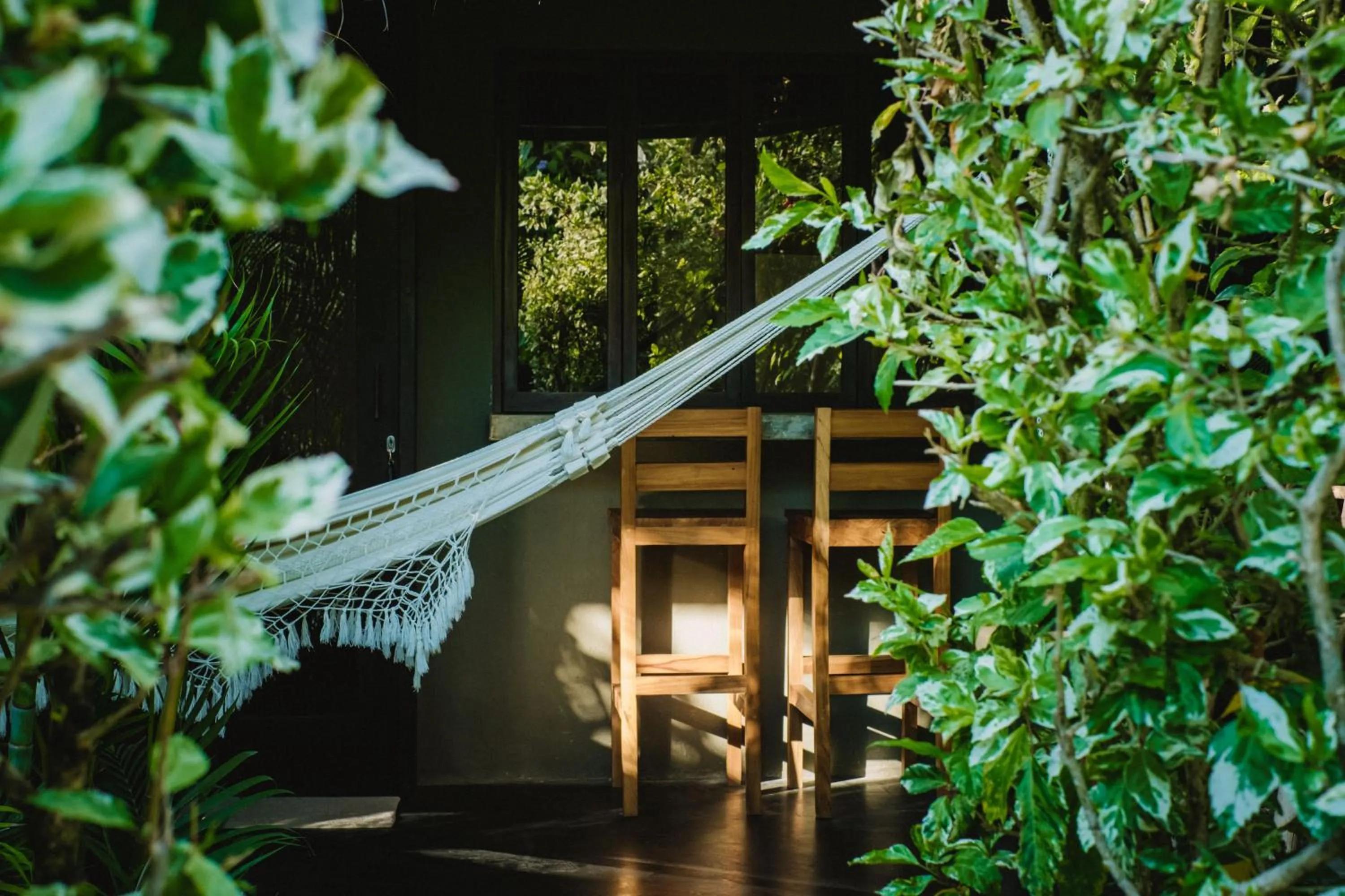 Garden view in Lua Villas