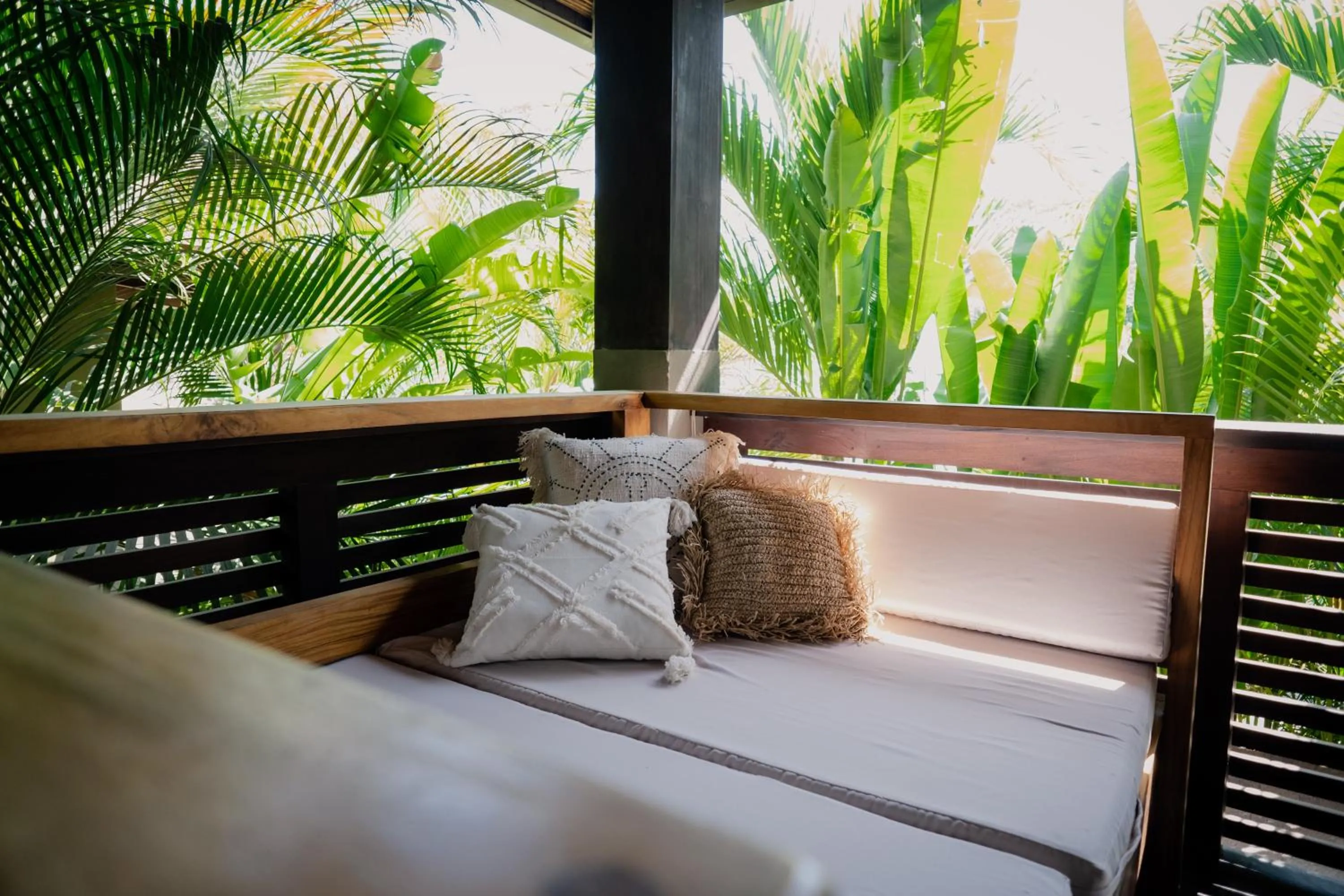 Seating area in Lua Villas