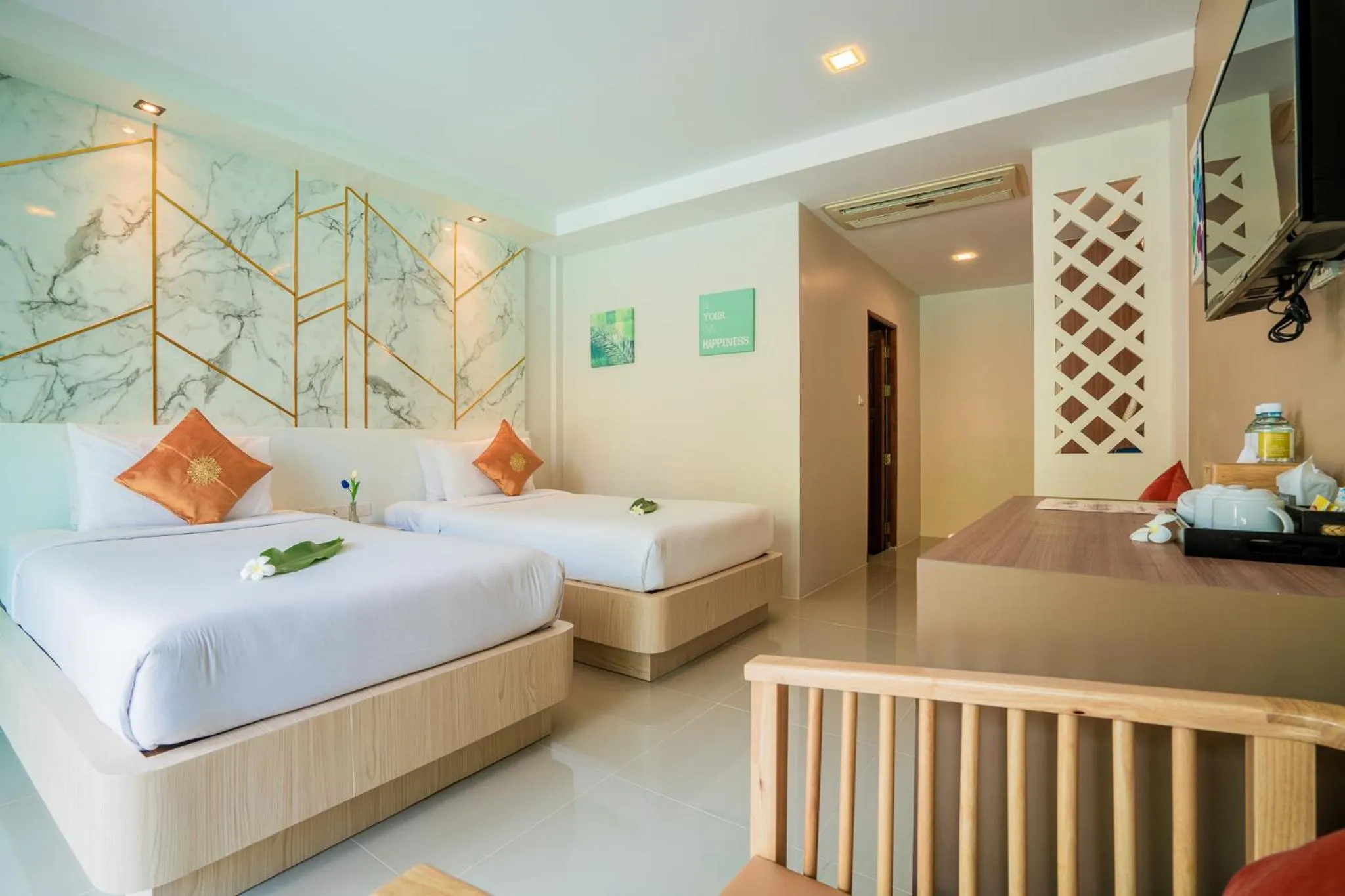 Bed in Phi Phi Anita Resort