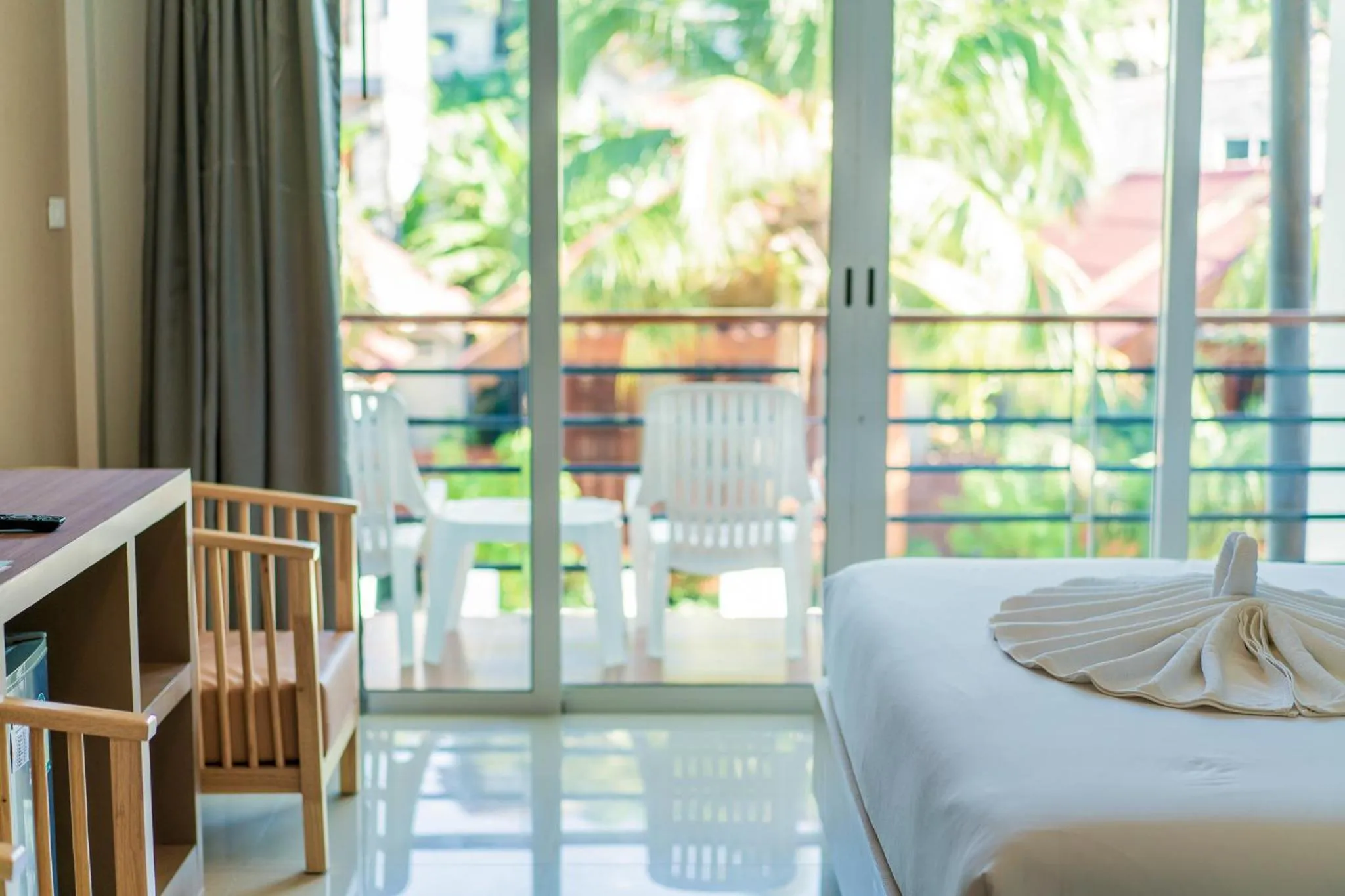 Bed in Phi Phi Anita Resort