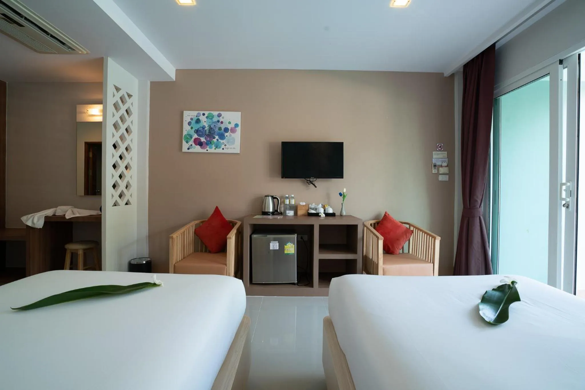 Bed in Phi Phi Anita Resort