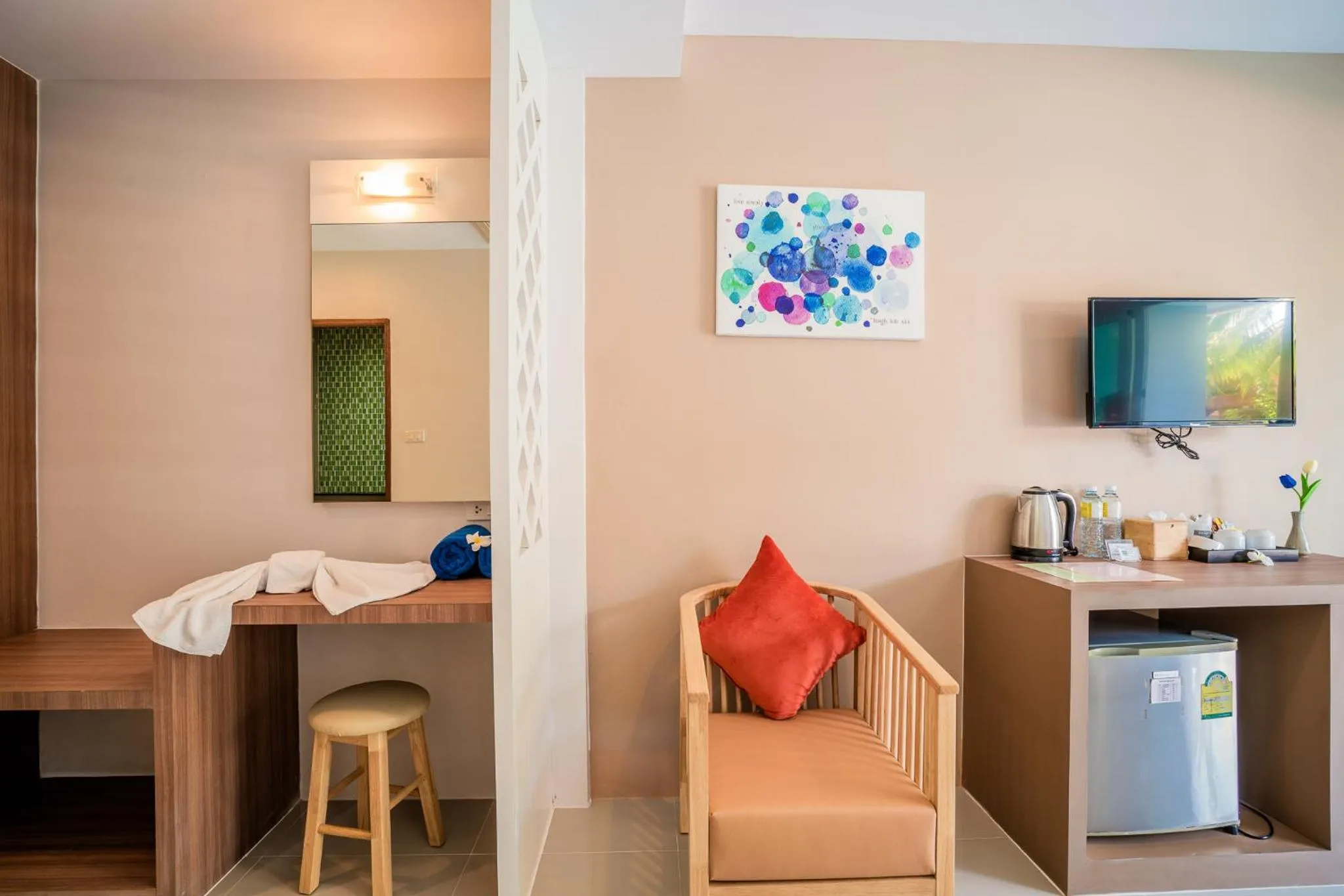 Bed in Phi Phi Anita Resort