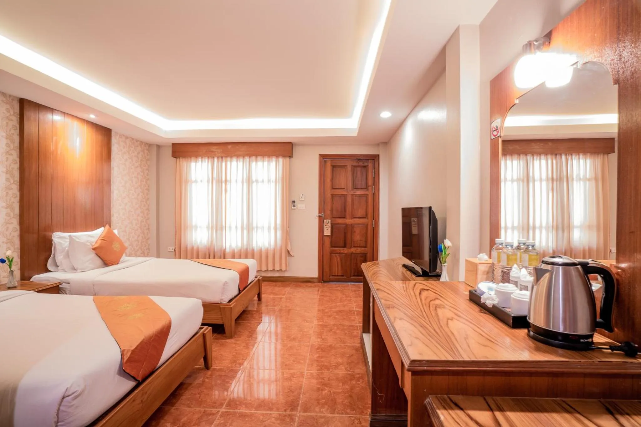 Bed in Phi Phi Anita Resort