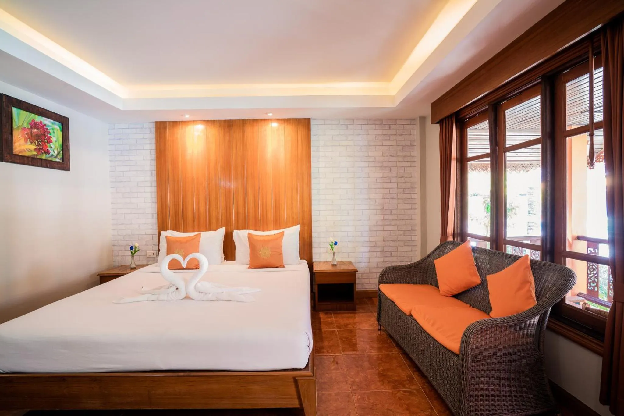 Bed in Phi Phi Anita Resort