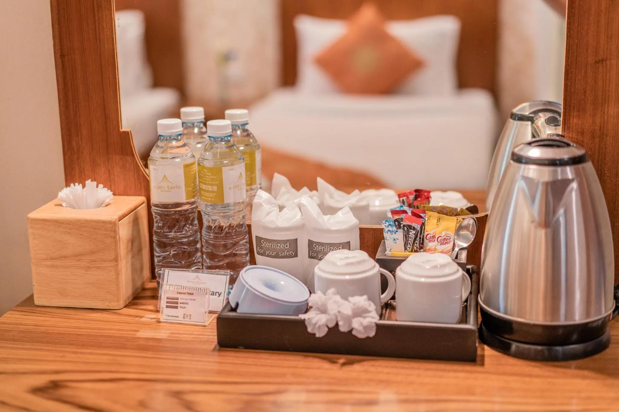 Bed in Phi Phi Anita Resort