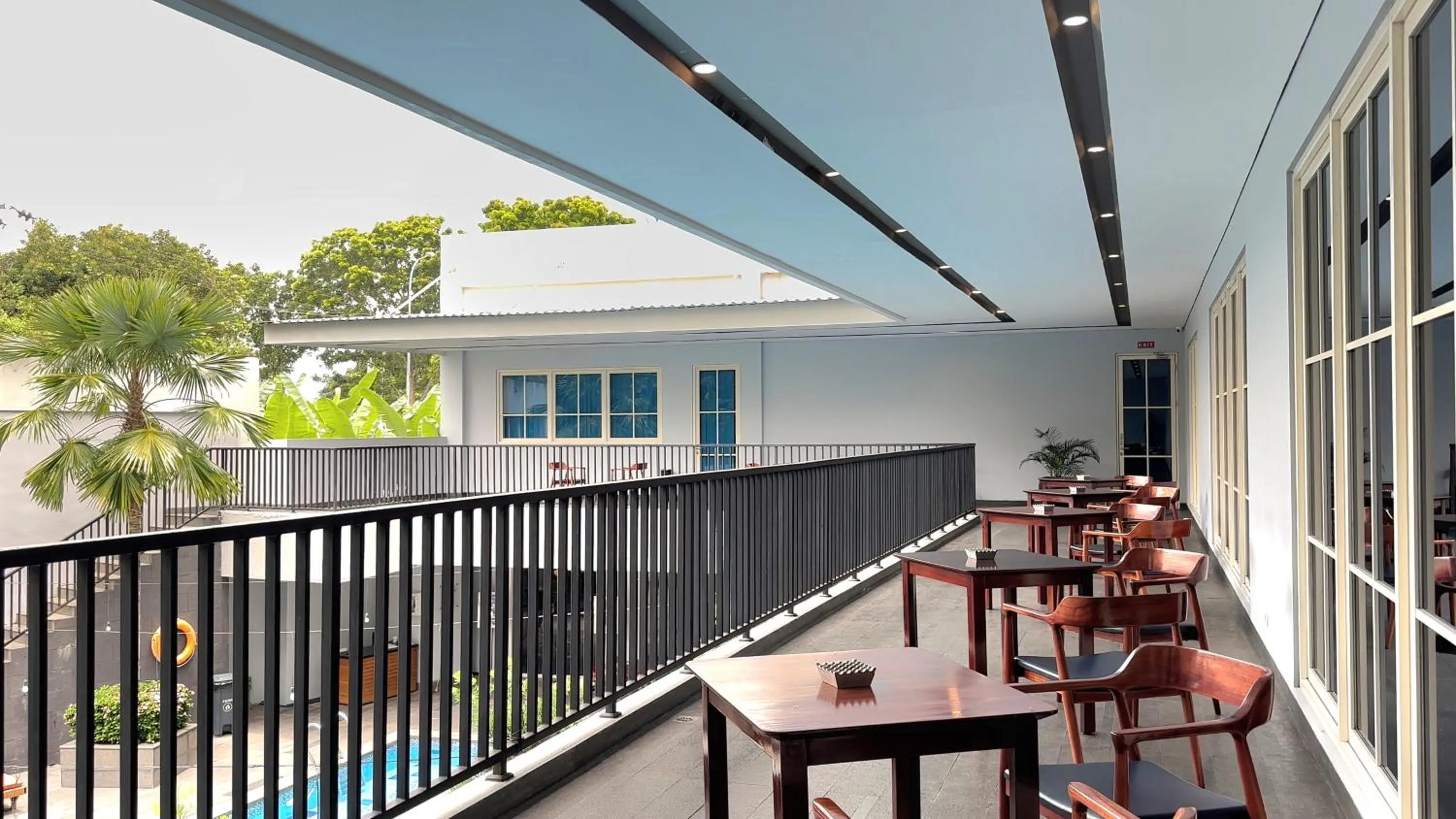 Balcony/Terrace in d'primahotel Kualanamu Airport Medan